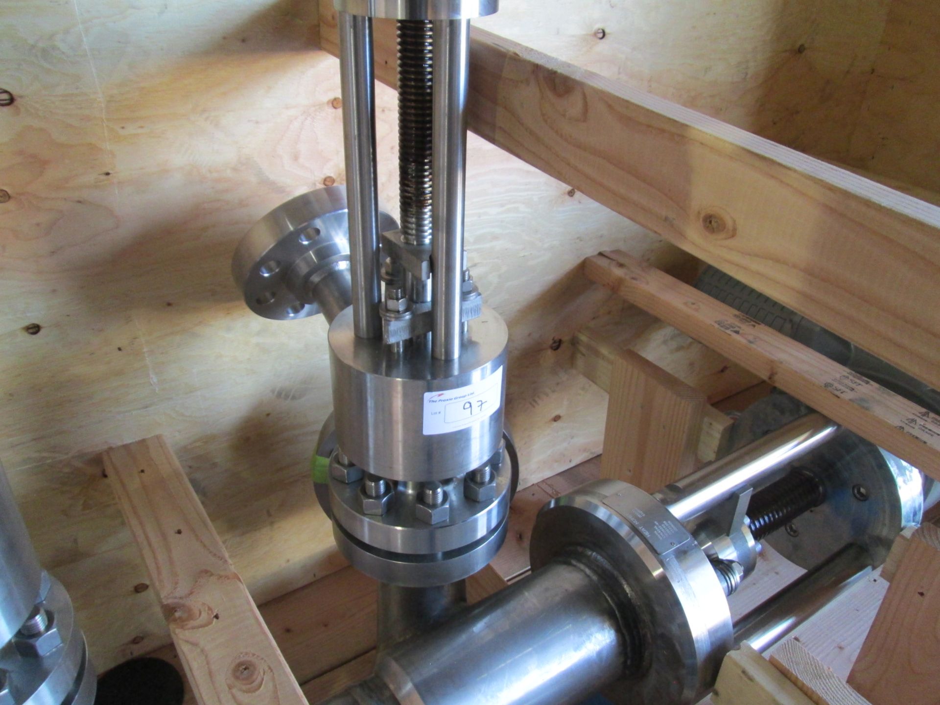 Unused 4" Strahman Valve system, consisting of (4) valves, 316L stainless steel construction, - Image 21 of 28