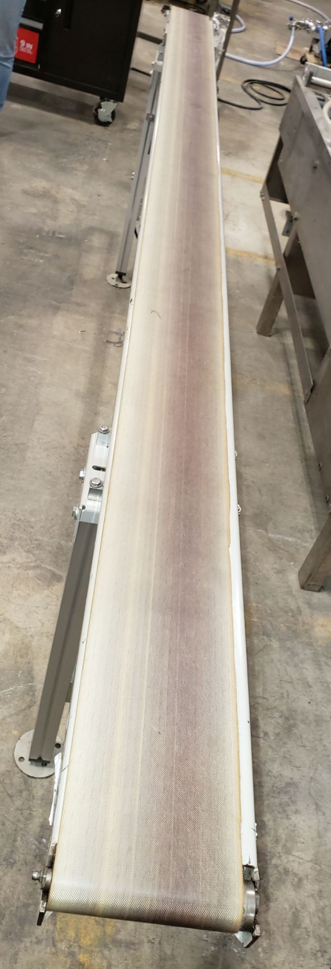 Conveyor P Slot Aluminum 6" x 119" Adjustable Height equipped with multi drive DC motor controller - Image 4 of 8