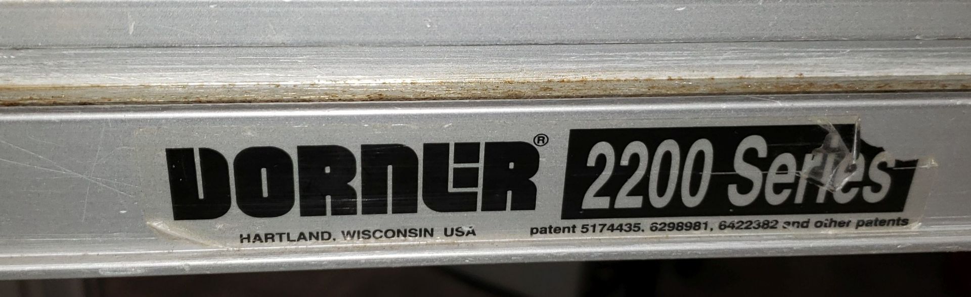 Dorner Conveyor 2200 Series Adjustable Height 6" x48" 110V equipped w/ KBMD DC Motor Speed Control & - Image 8 of 8