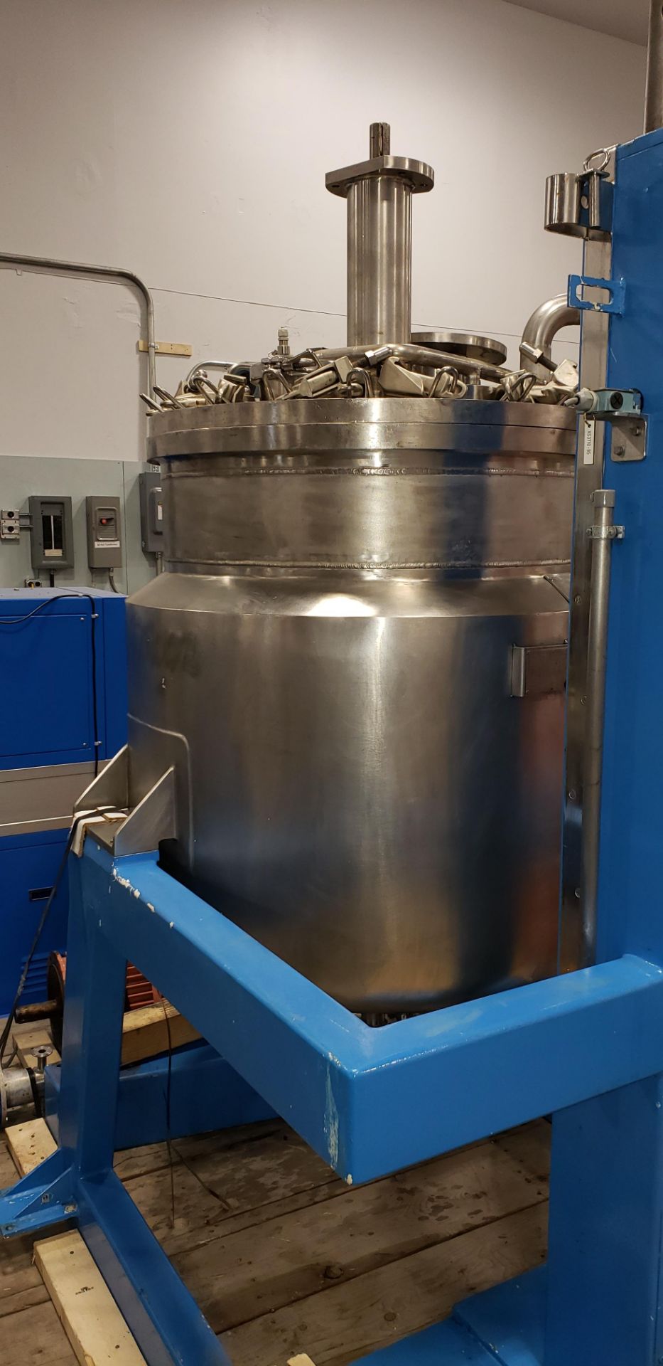 Homogenizing Vacuum Mixer FRYMA VME250 Fab M13552 high shear mixing blade, full sweep agitation with - Image 4 of 30