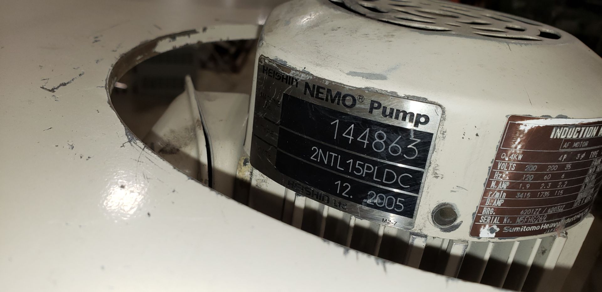 Double Pump Cart - 2 Identical HEISHIN NEMO pumps Left Pump-Machine 145838; Right Pump 144863 - Image 17 of 21