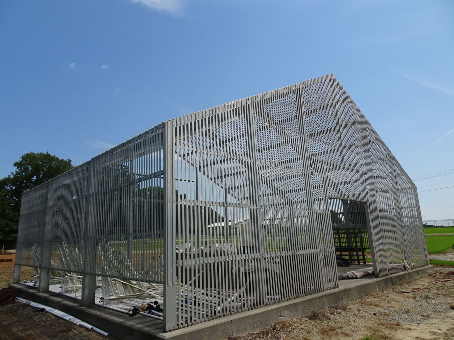 Aluminium Frame 50% Slatted Shade House 30' x 40' approx dimensions