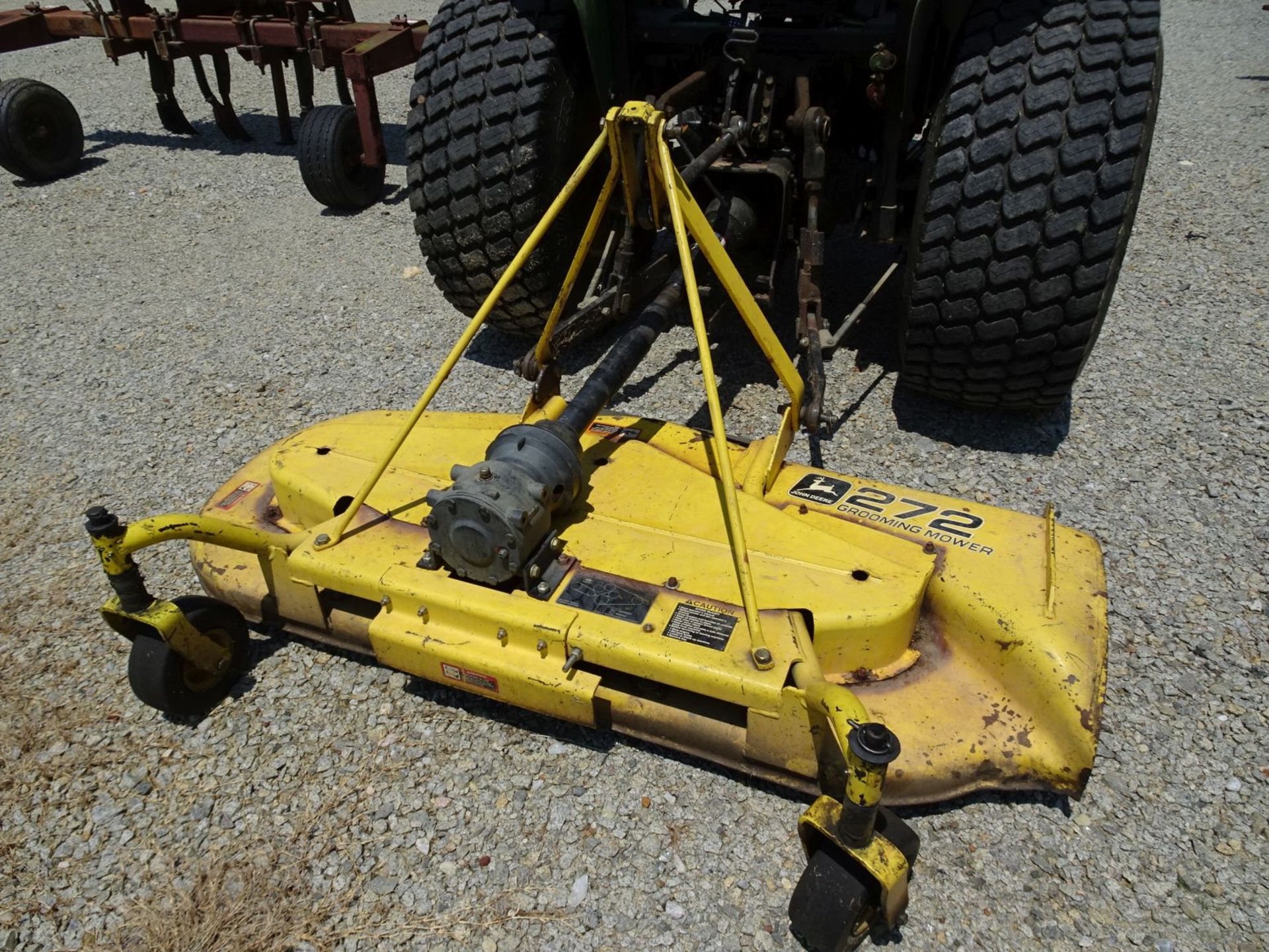 John Deere Model 272 y72" Grooming / Finish Mower Class 1 3 Point Hitch and PTO Drive Shaft - Image 7 of 10