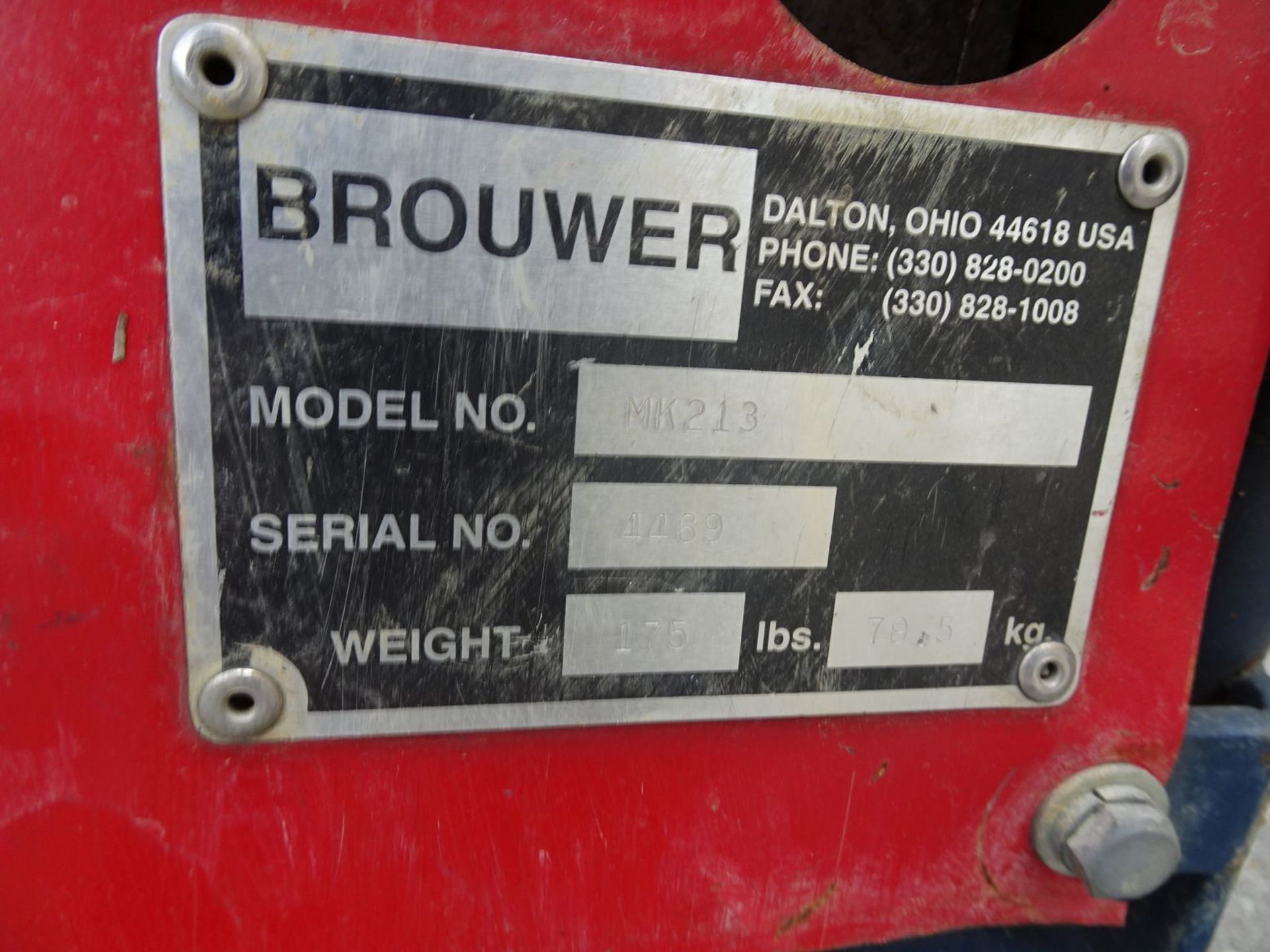 1998 Brouwer Mark 2 Sod Cutter Model M7213, 5.5 hp sn 4569 - Image 6 of 8