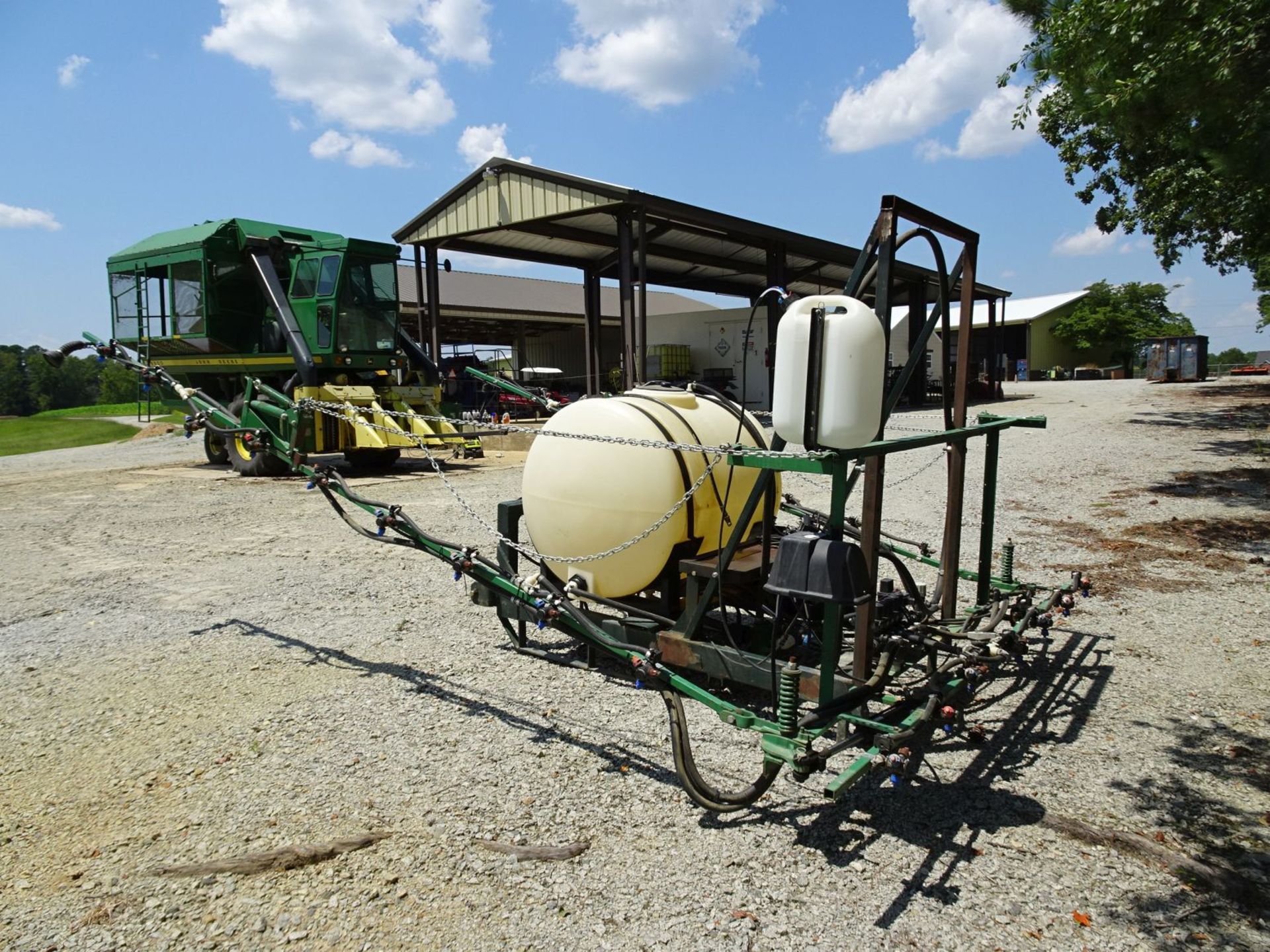 H&H Farm Machinery Company Model 579 3-Point Field Sprayer Approximate Spray Width 36' Over All,