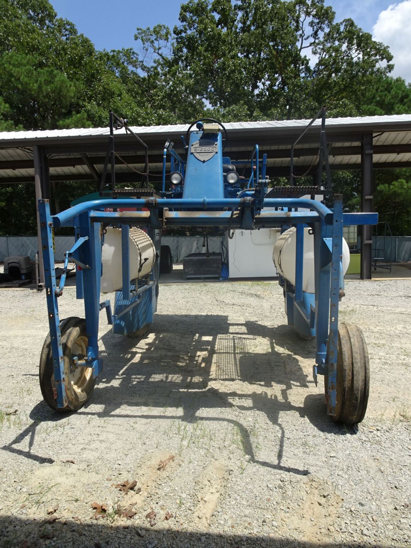 Super Blue Boy S-6000 High Clearance Crop Sprayer With Front Mounted Booms and (2) 100 Gallon Tanks