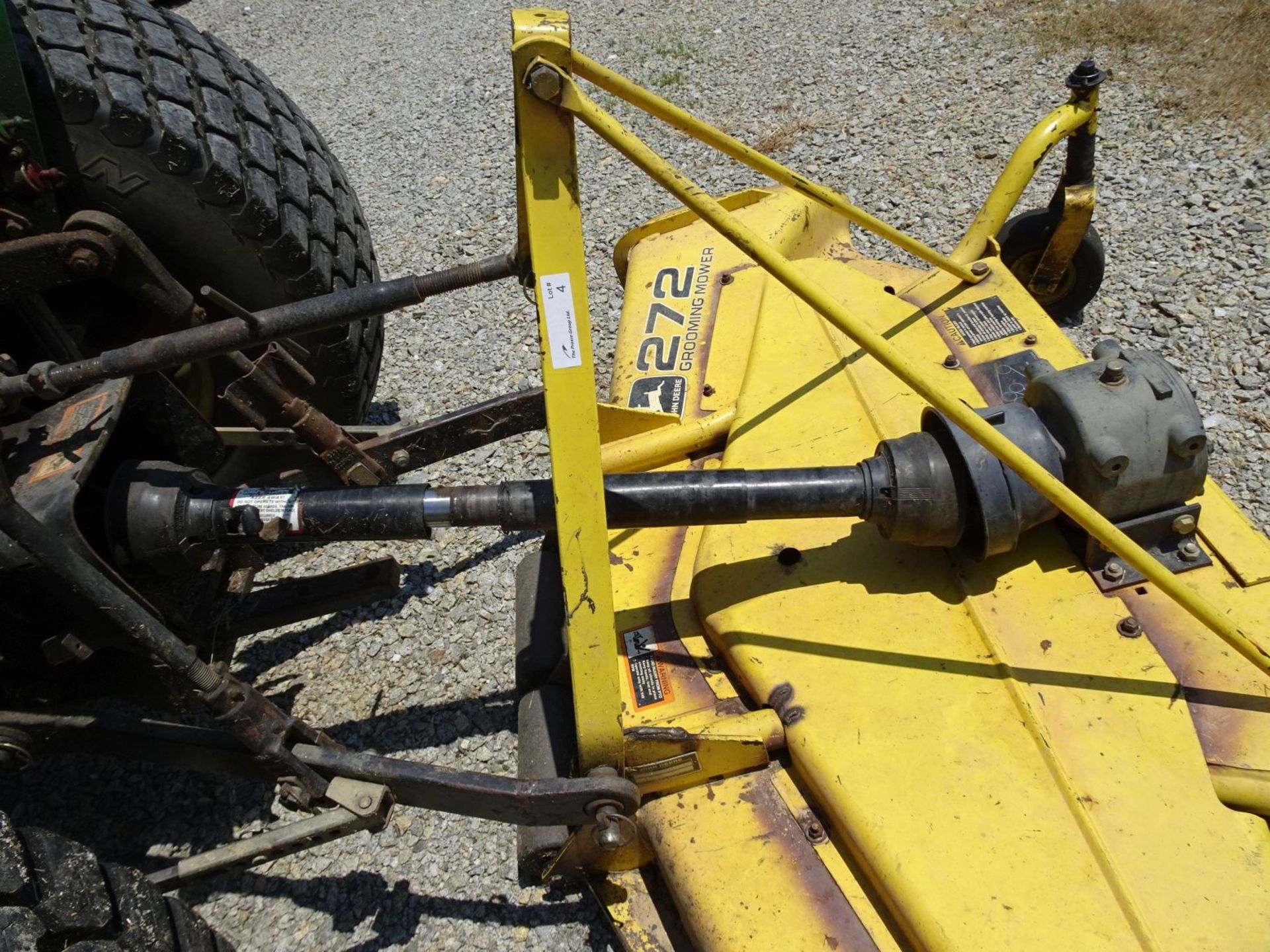 John Deere Model 272 y72" Grooming / Finish Mower Class 1 3 Point Hitch and PTO Drive Shaft - Image 10 of 10