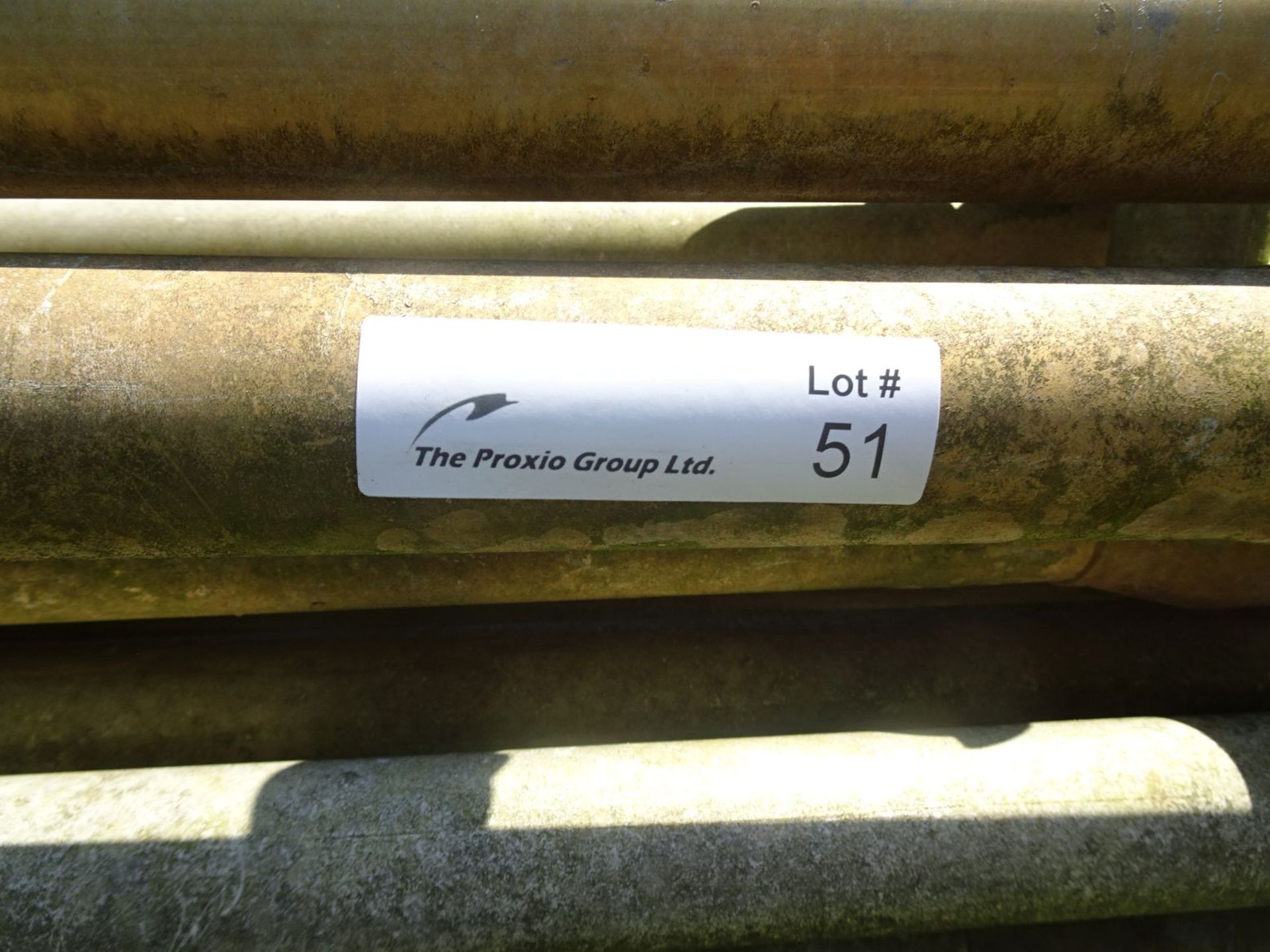 Large Qty of Rainway Quick Connect 2" Diameter Irrigation Pipes Varying Lengths, (1) Trailer Frame - Image 7 of 7