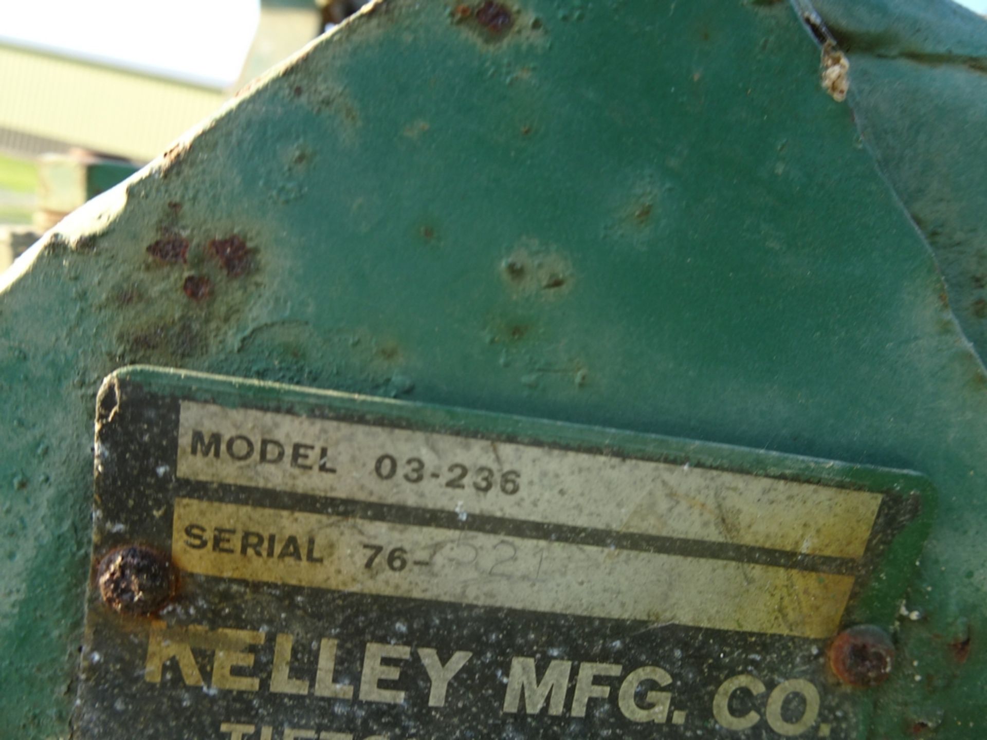 Kelley Mfg Company Model 03-236 2 Row Pull Behind Peanut Digger - Shaker- Inverter sn 76-521 - Image 5 of 8