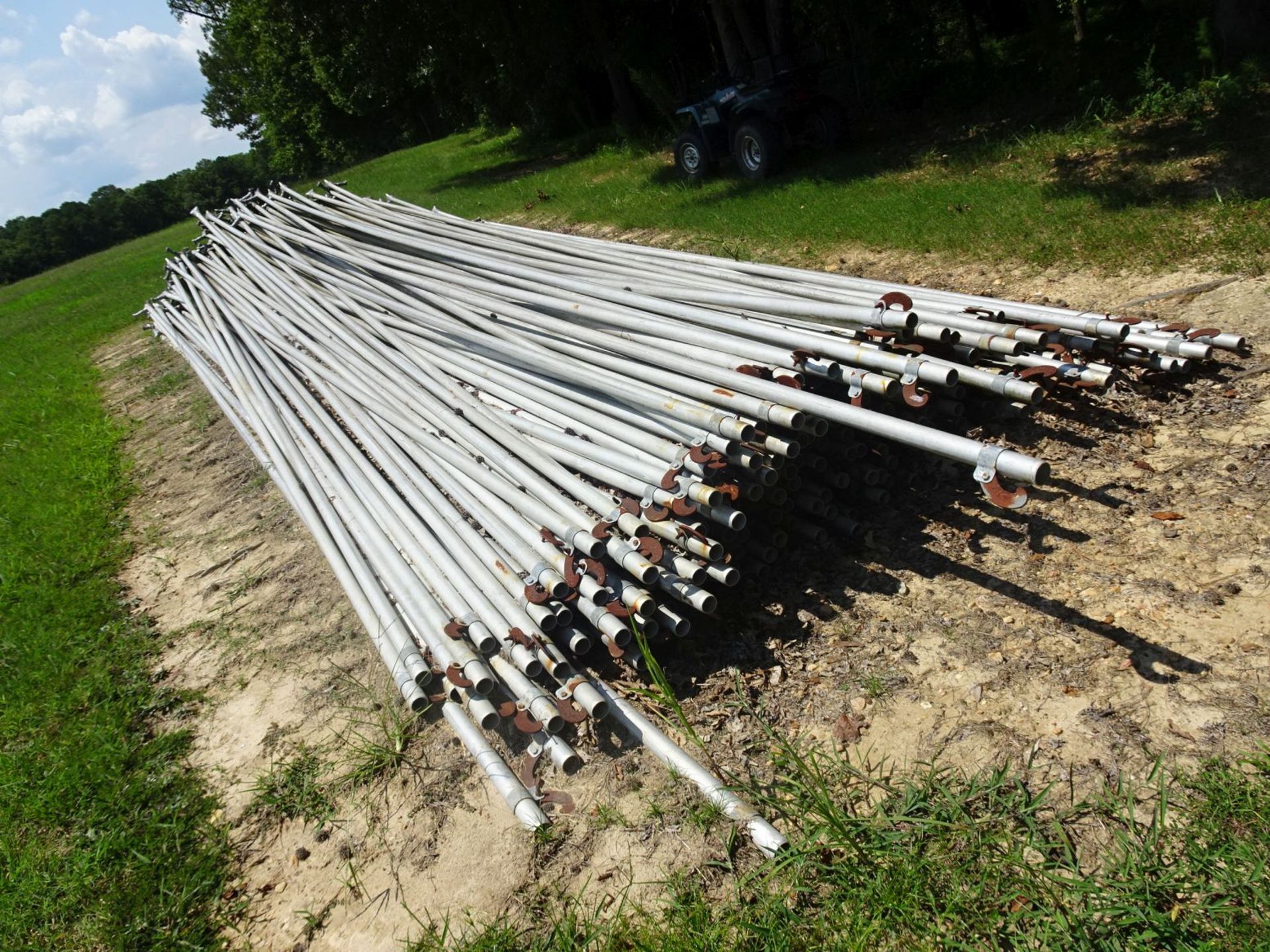 Large Qty of 30' Long Rainway Quick Connect 2" Diameter Irrigation Pipes