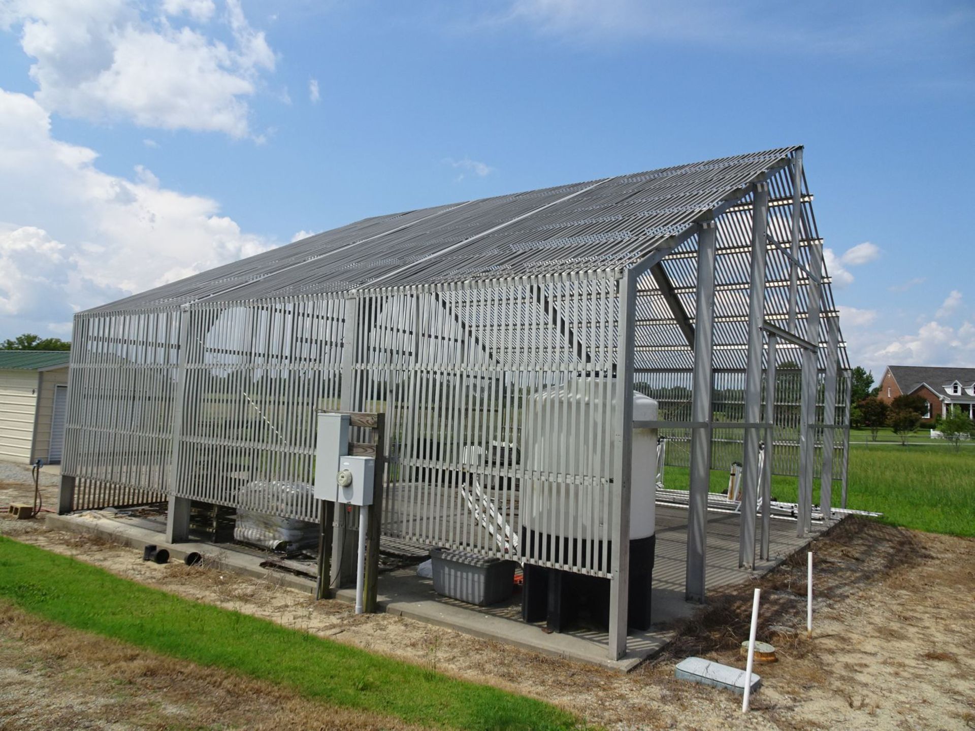 Aluminium Frame 50% Slatted Shade House 30' x 40' approx dimensions - Image 8 of 10