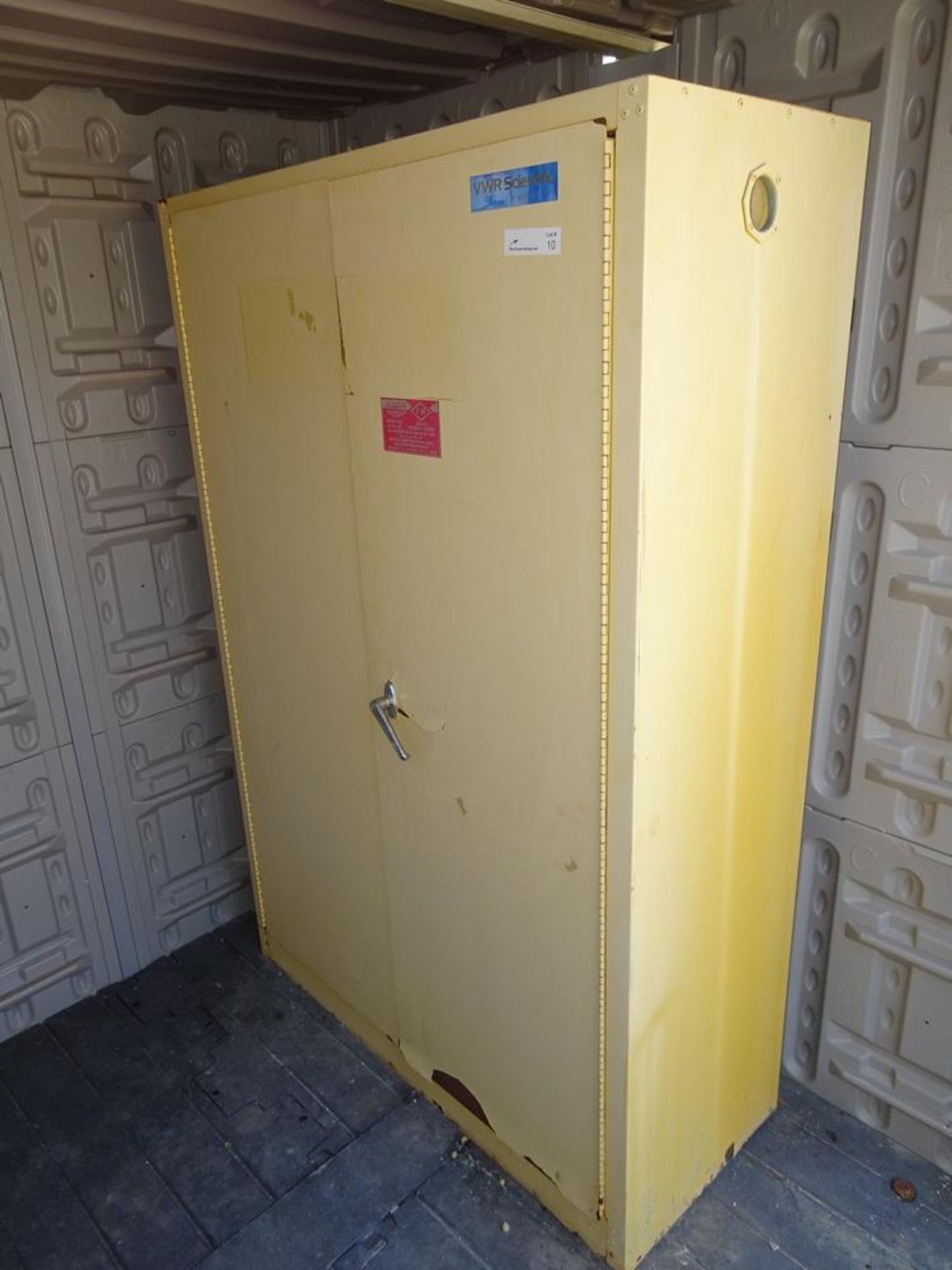 Eagle model 1947 45 gallon capacity two-door flammable storage cabinet