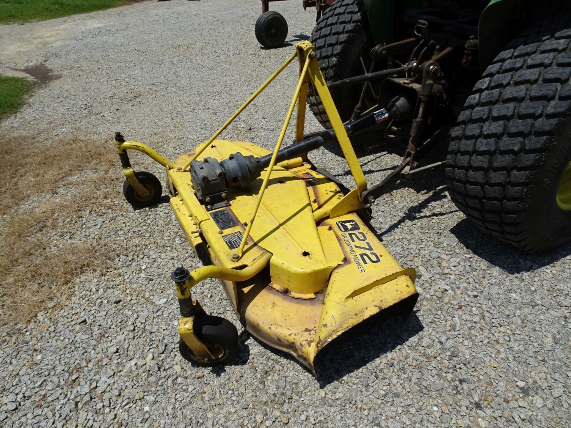 John Deere Model 272 y72" Grooming / Finish Mower Class 1 3 Point Hitch and PTO Drive Shaft - Image 3 of 10