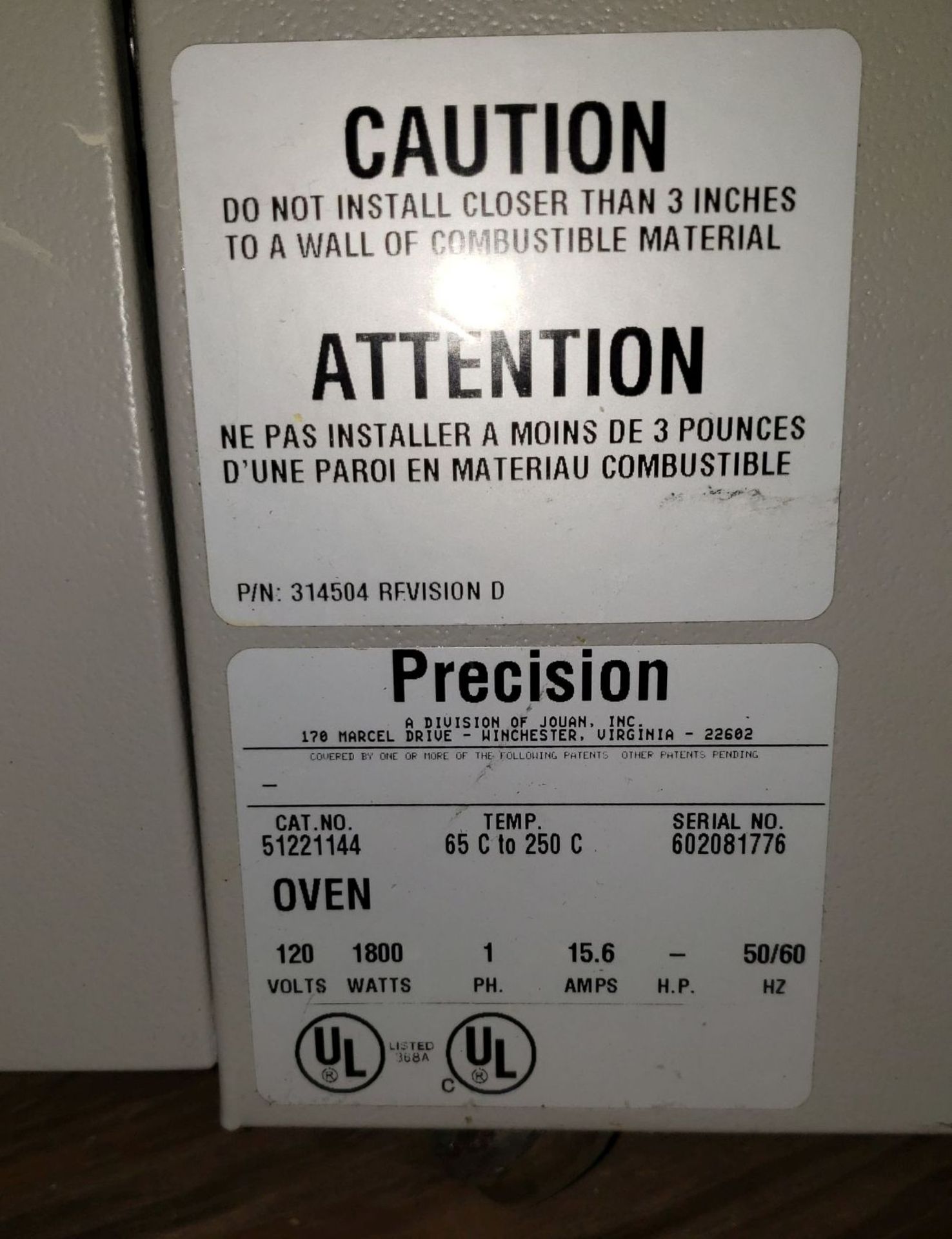 Precision Oven - Image 3 of 7