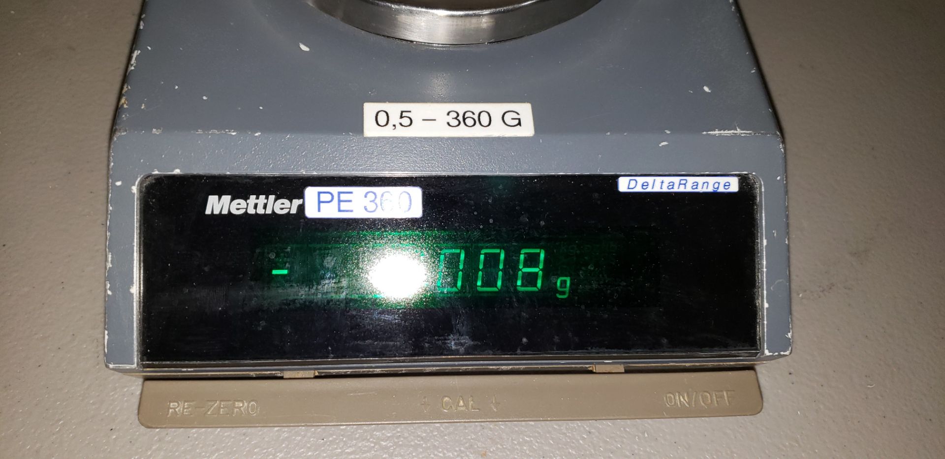 Mettler Model PE 360 Lab balance, 360g max - Image 2 of 6