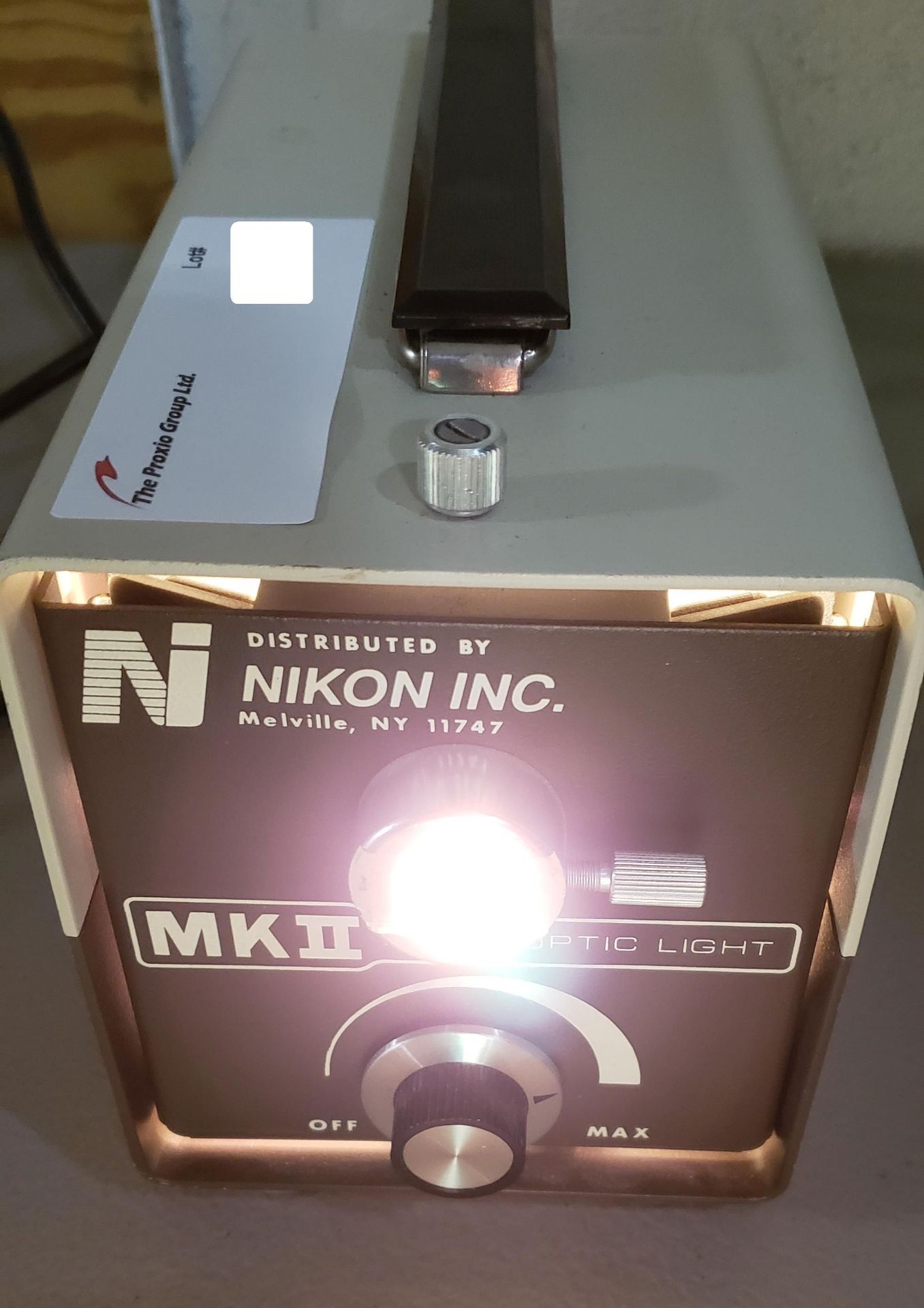 Nikon Light Source, model MKII, fiberoptic light. - Image 2 of 5