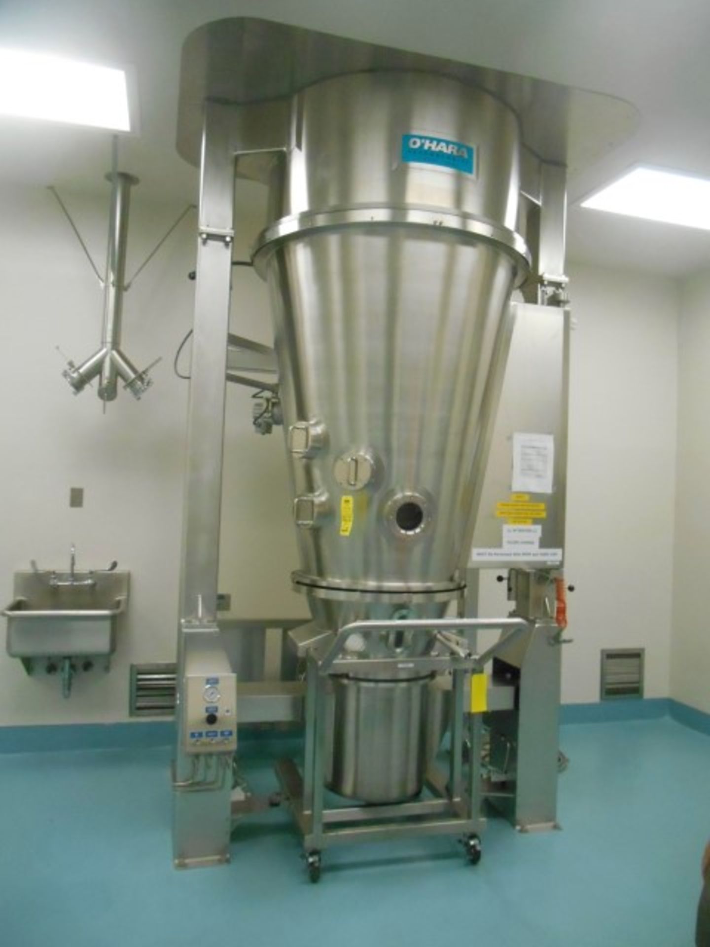 O'hara fluid bed dryer granulator, model FBDG 30, 316L stainless steel construction, 35kg working - Image 22 of 22