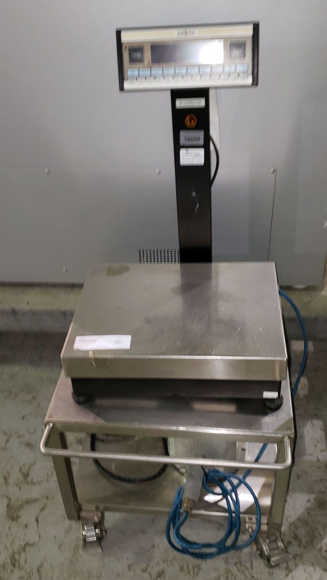 Sartorius digital scale, model FC34EDE-HX, 16"x 12" (192" sq), 1-35 kg capacity, on