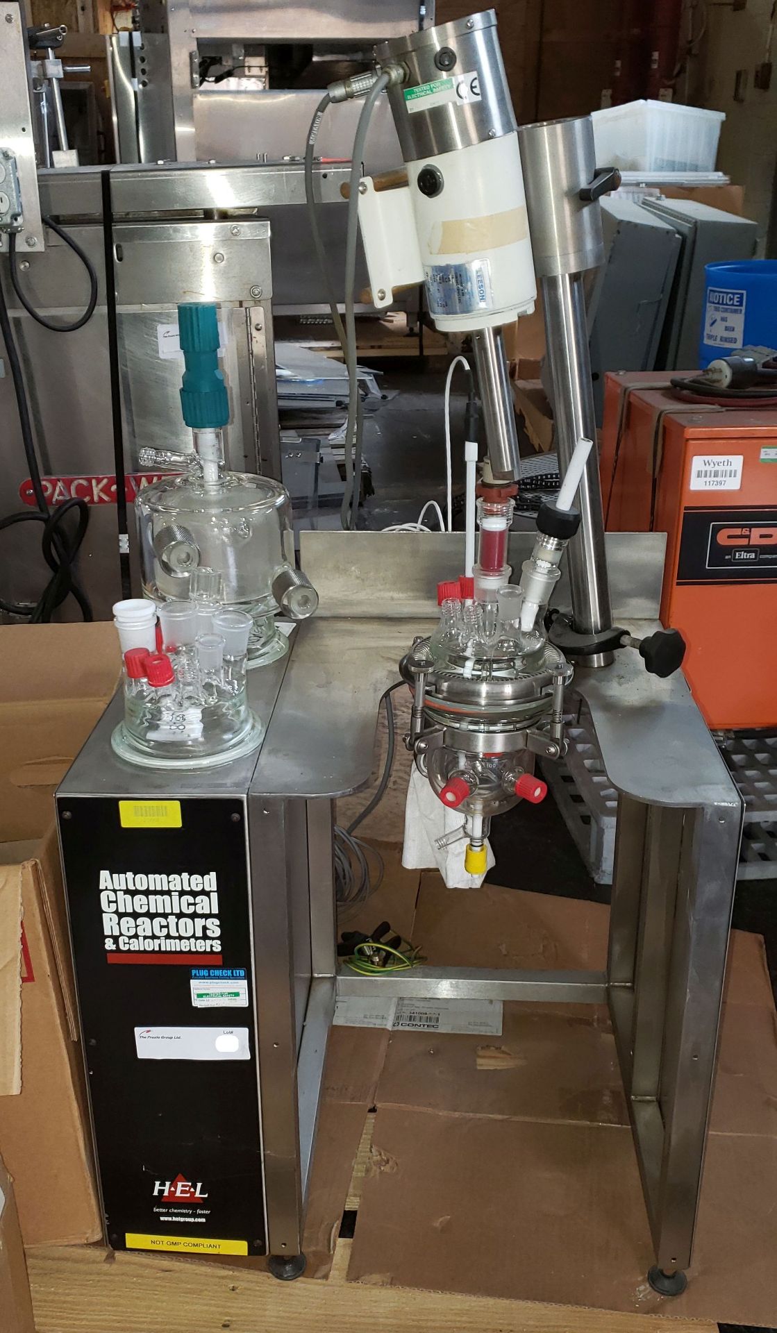 500/250 mL HEL UK automated chemical reactors and calorimeter reactor system