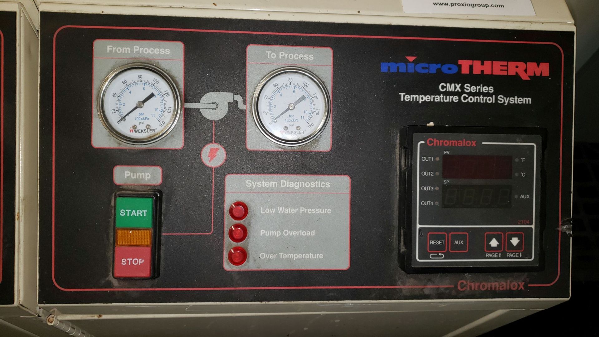 4.5 kW Microtherm thermal control unit, catalog # CMX-250-4C, closed loop, 480 volts, 3 phase with - Image 2 of 5