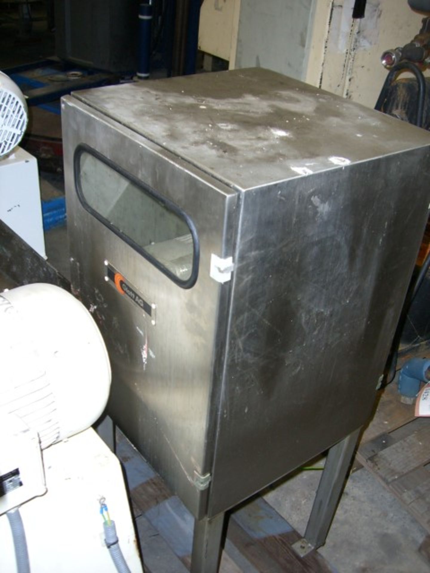 Glatt GPCG 5 Fluid Bed Dryer Granulator, all stainless steel construction including side rails, - Image 13 of 23