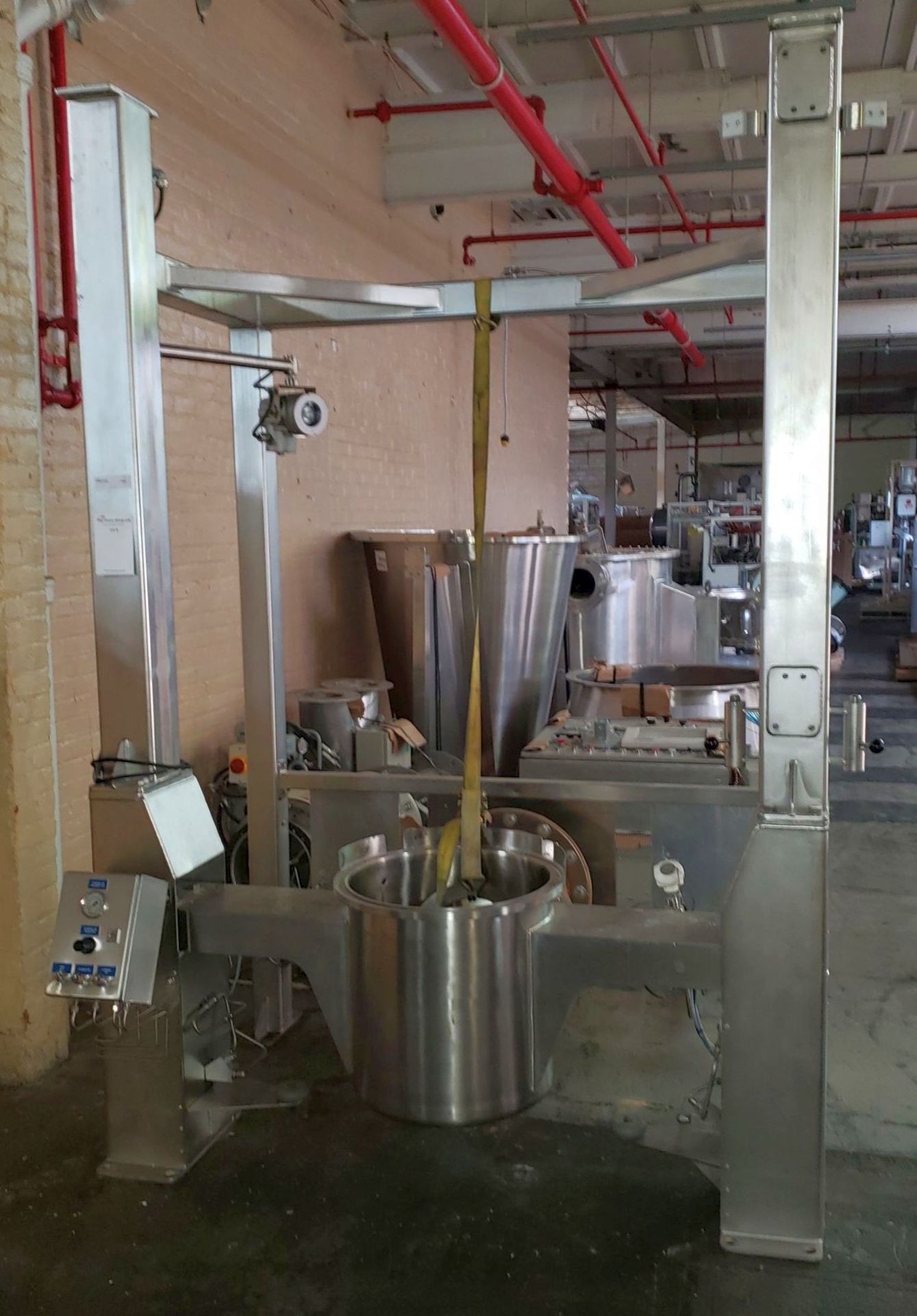 O'hara fluid bed dryer granulator, model FBDG 30, 316L stainless steel construction, 35kg working