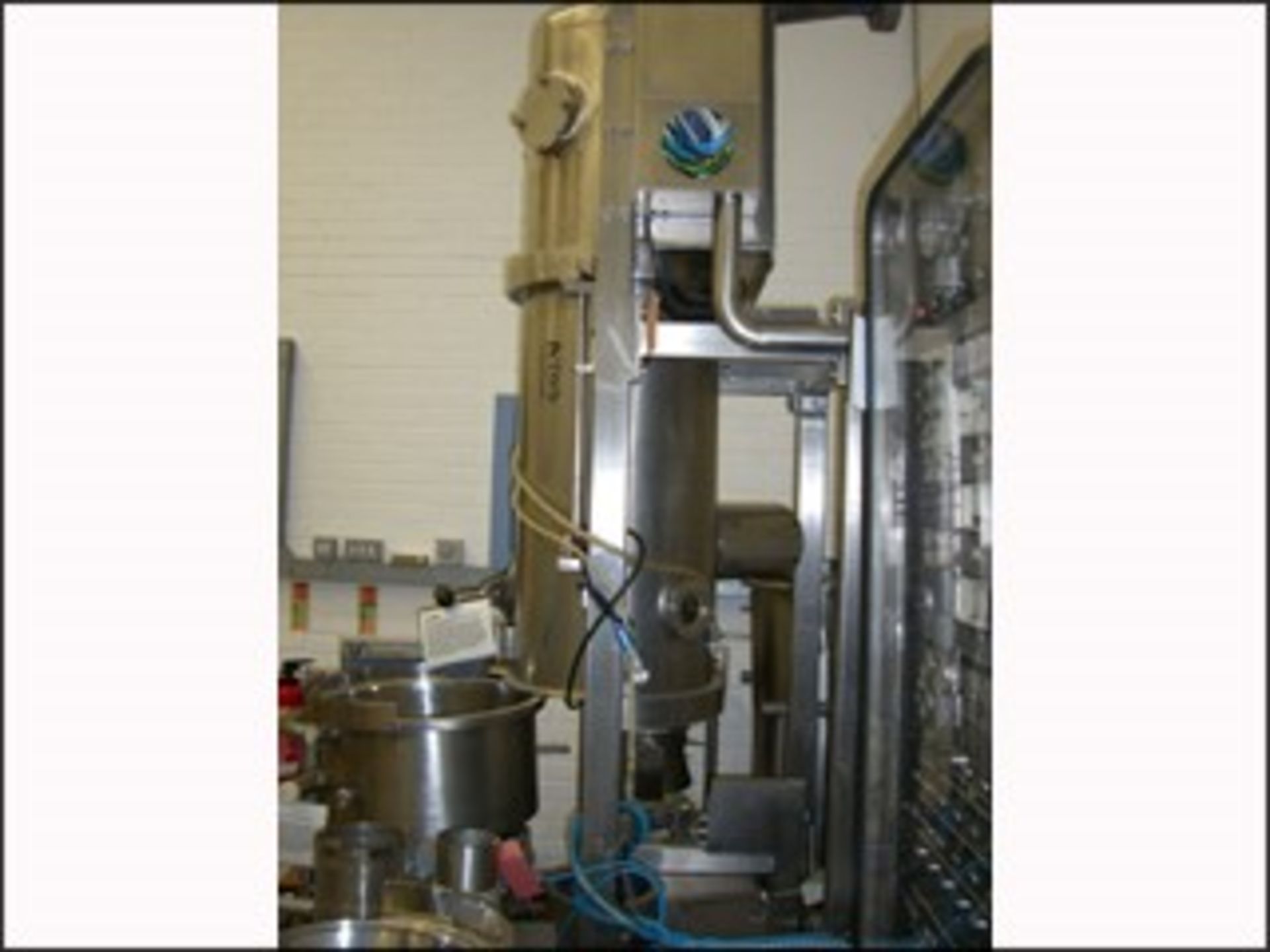 Glatt GPCG 5 Fluid Bed Dryer Granulator, all stainless steel construction including side rails, - Image 6 of 23