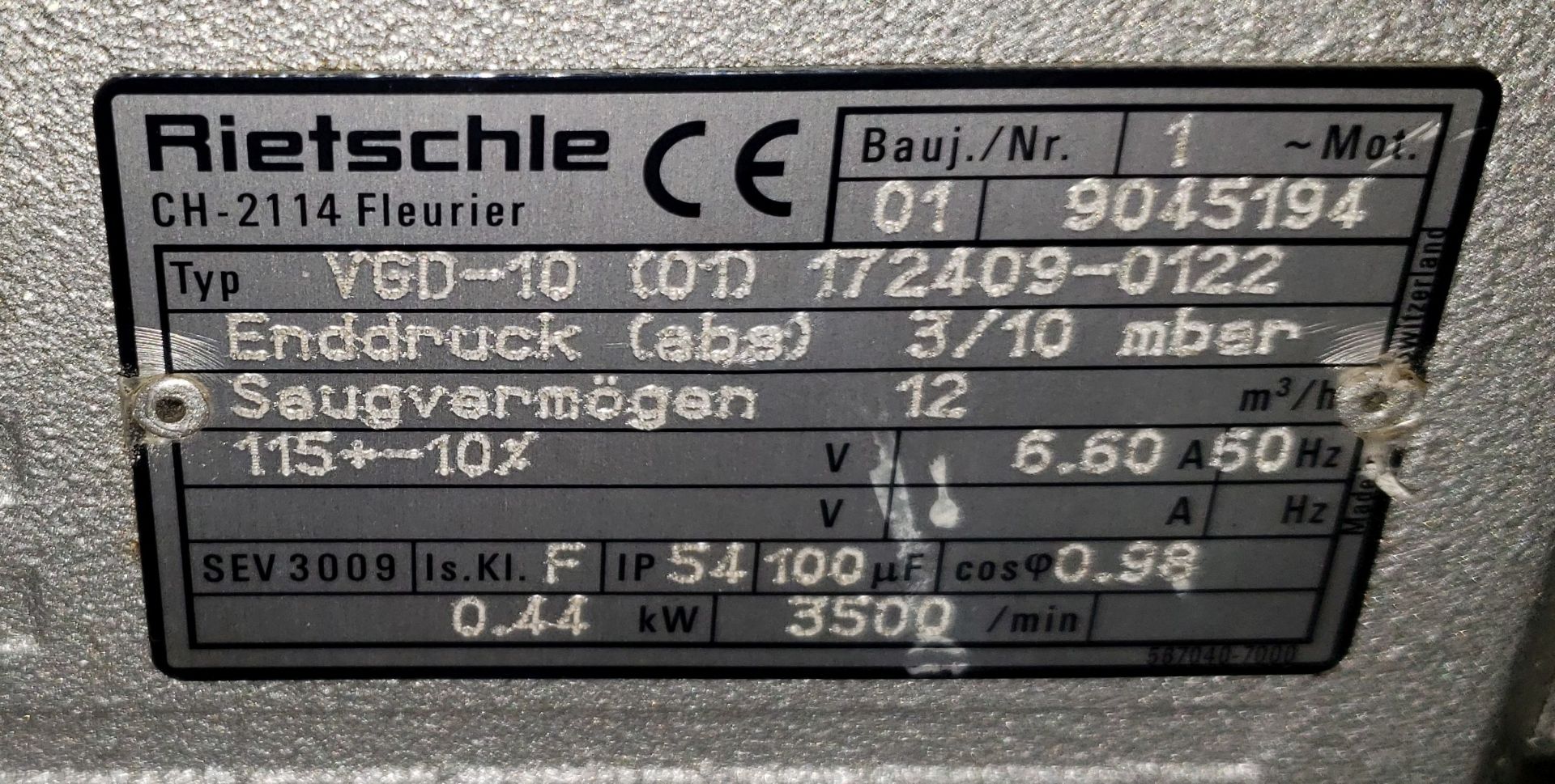 Lab Line vacuum drying oven, model 3610 - Image 8 of 8