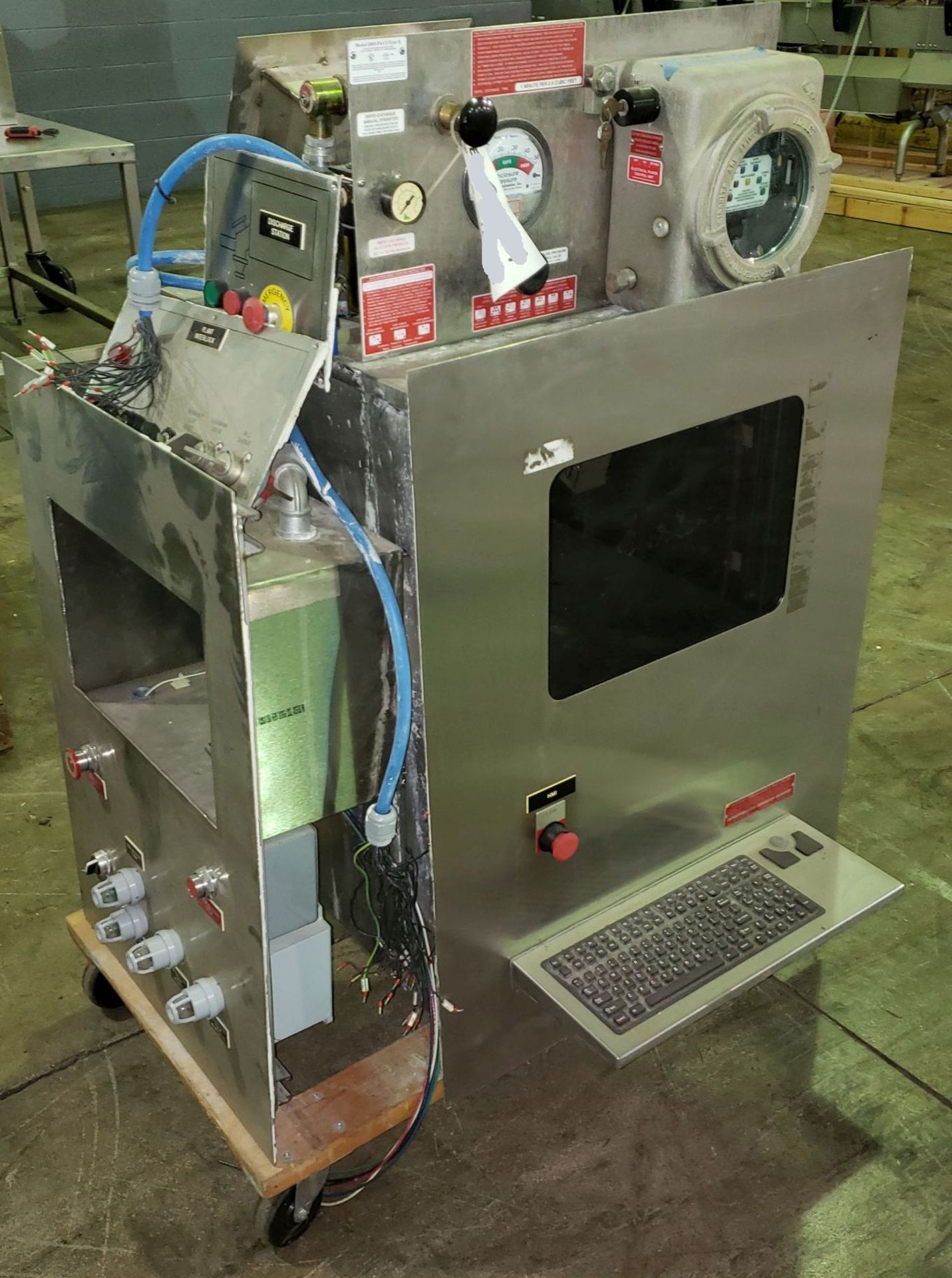 Aeromatic-Fielder high shear microwave granulator/dryer, model GP65SP, stainless steel - Image 9 of 20