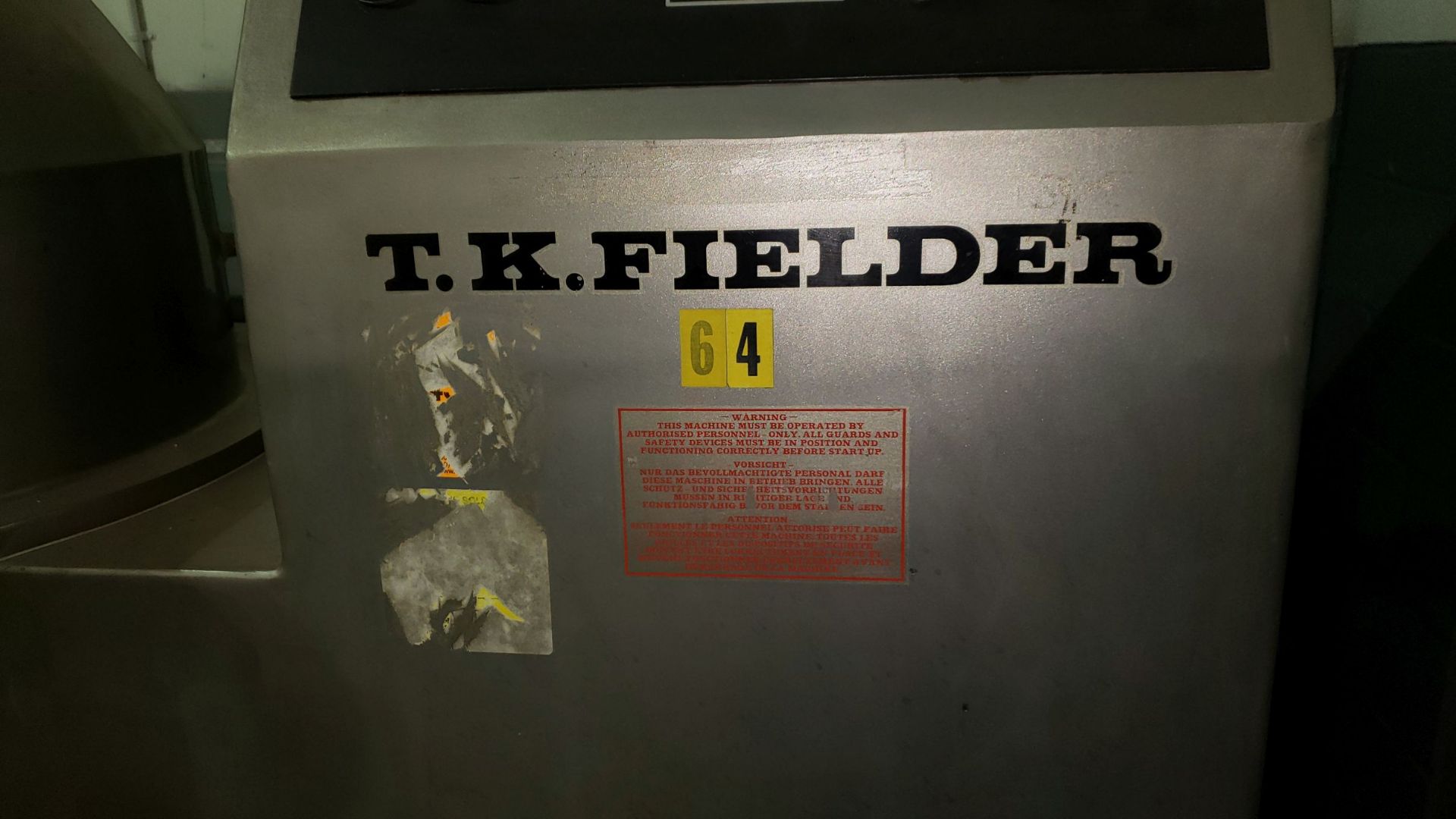 T.K. Fielder High Shear Granulating Mixer, Model PMA5026, 50 liter capacity, sanitary stainless - Image 3 of 10