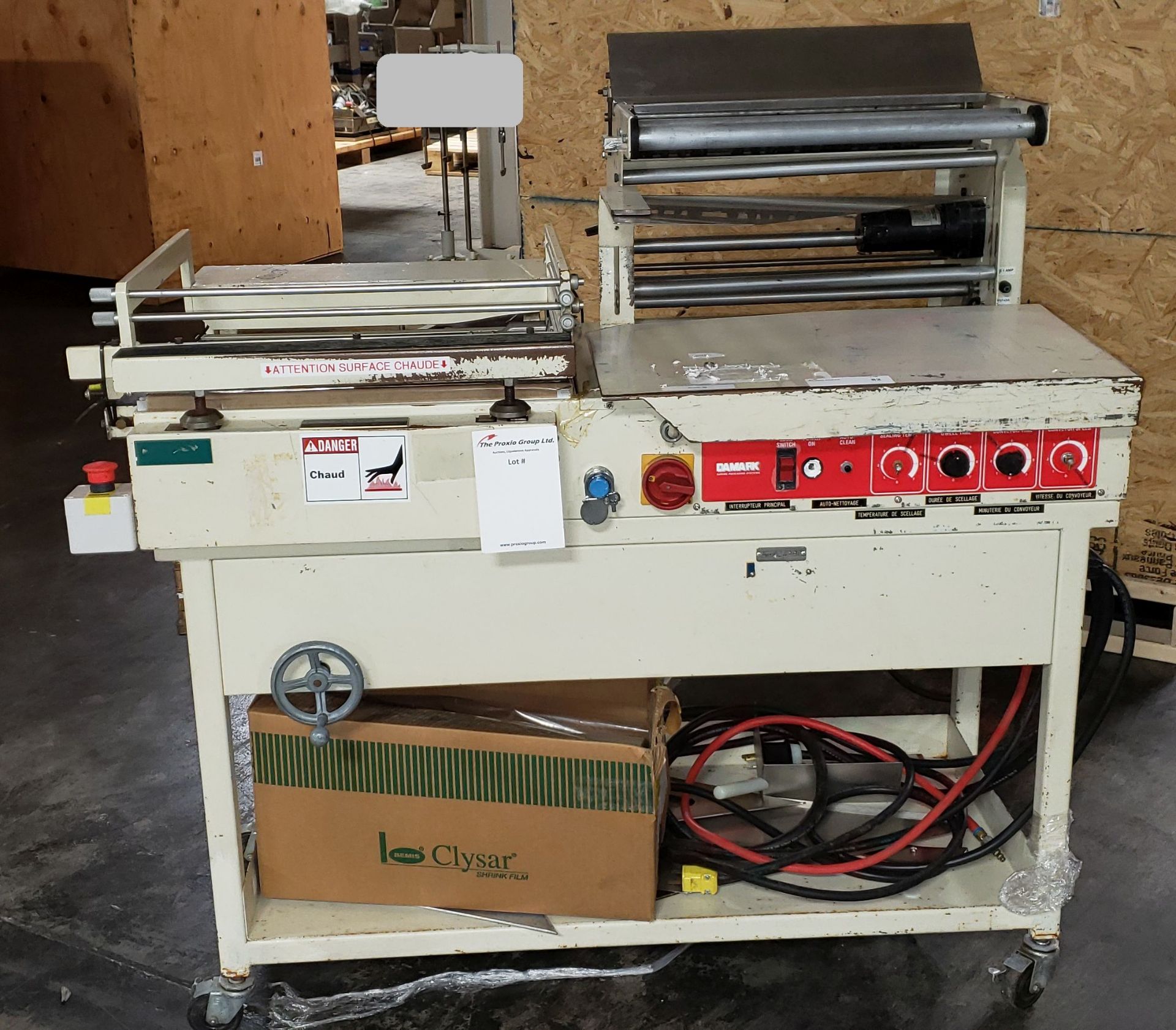 Damark L Bar sealer, model SMC 1620 IV