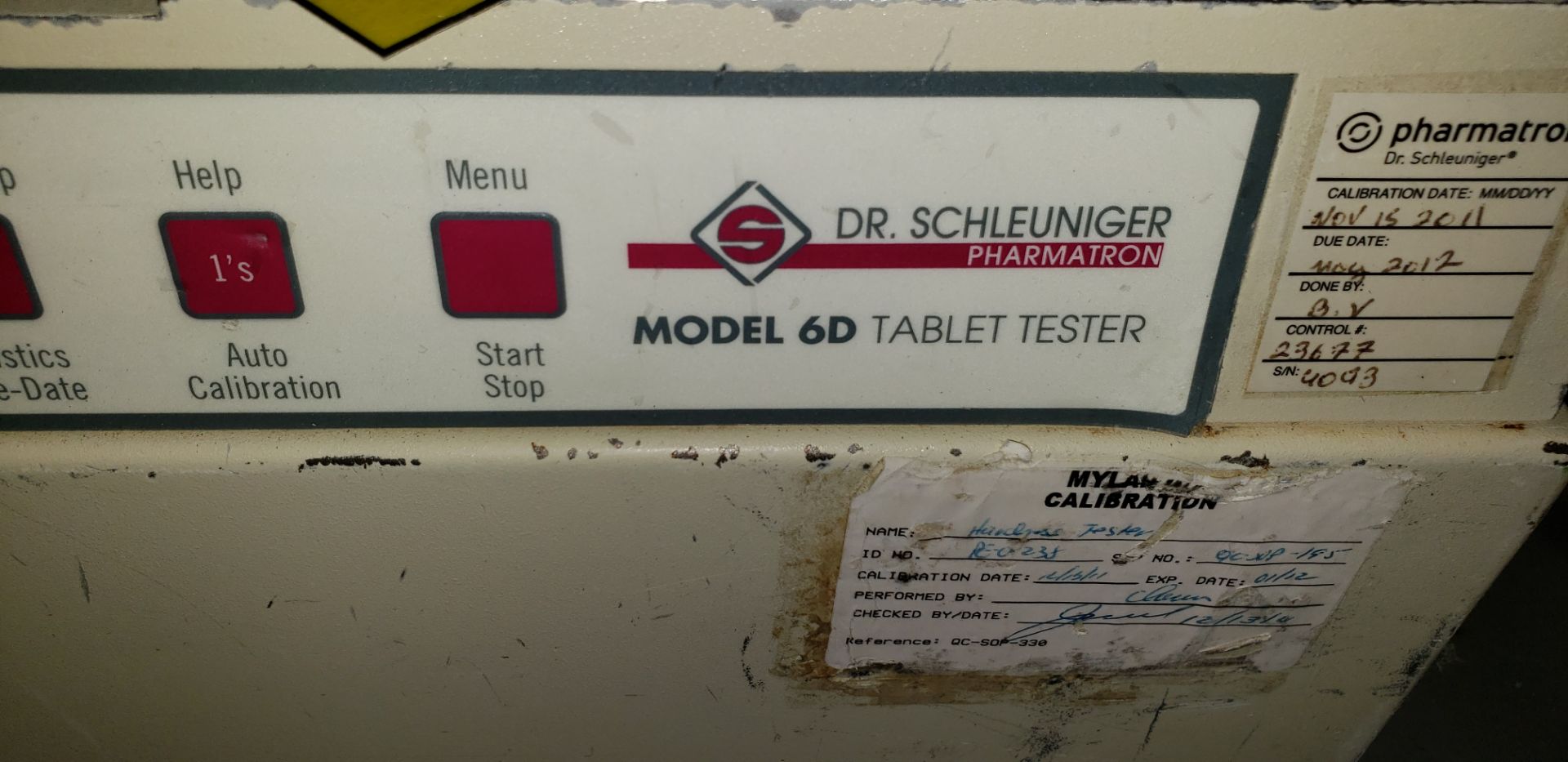 Dr. Schleuniger Model 6D Tablet hardness tester - Image 2 of 5