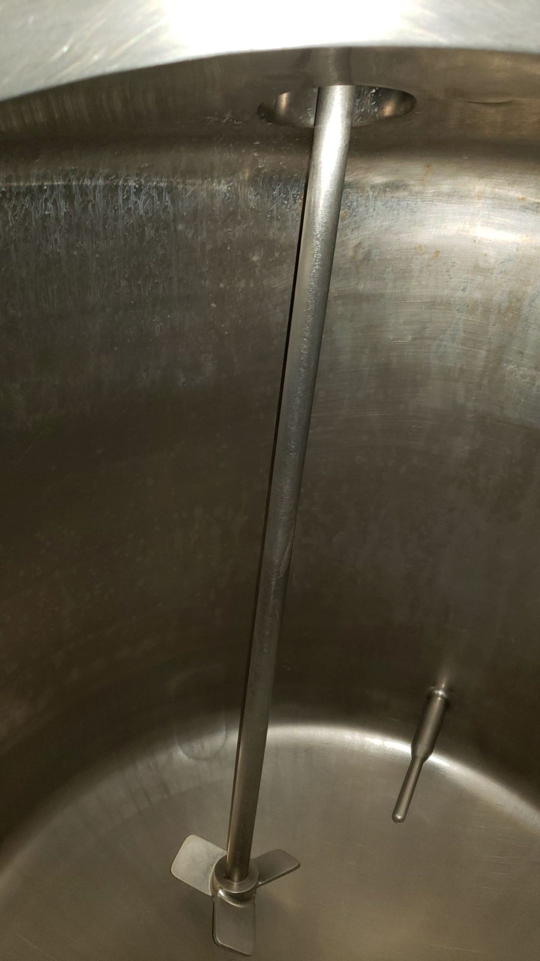 90 Gallon Mueller Tank, stainless steel construction, approximately 32" diameter x 26" straight - Image 10 of 12