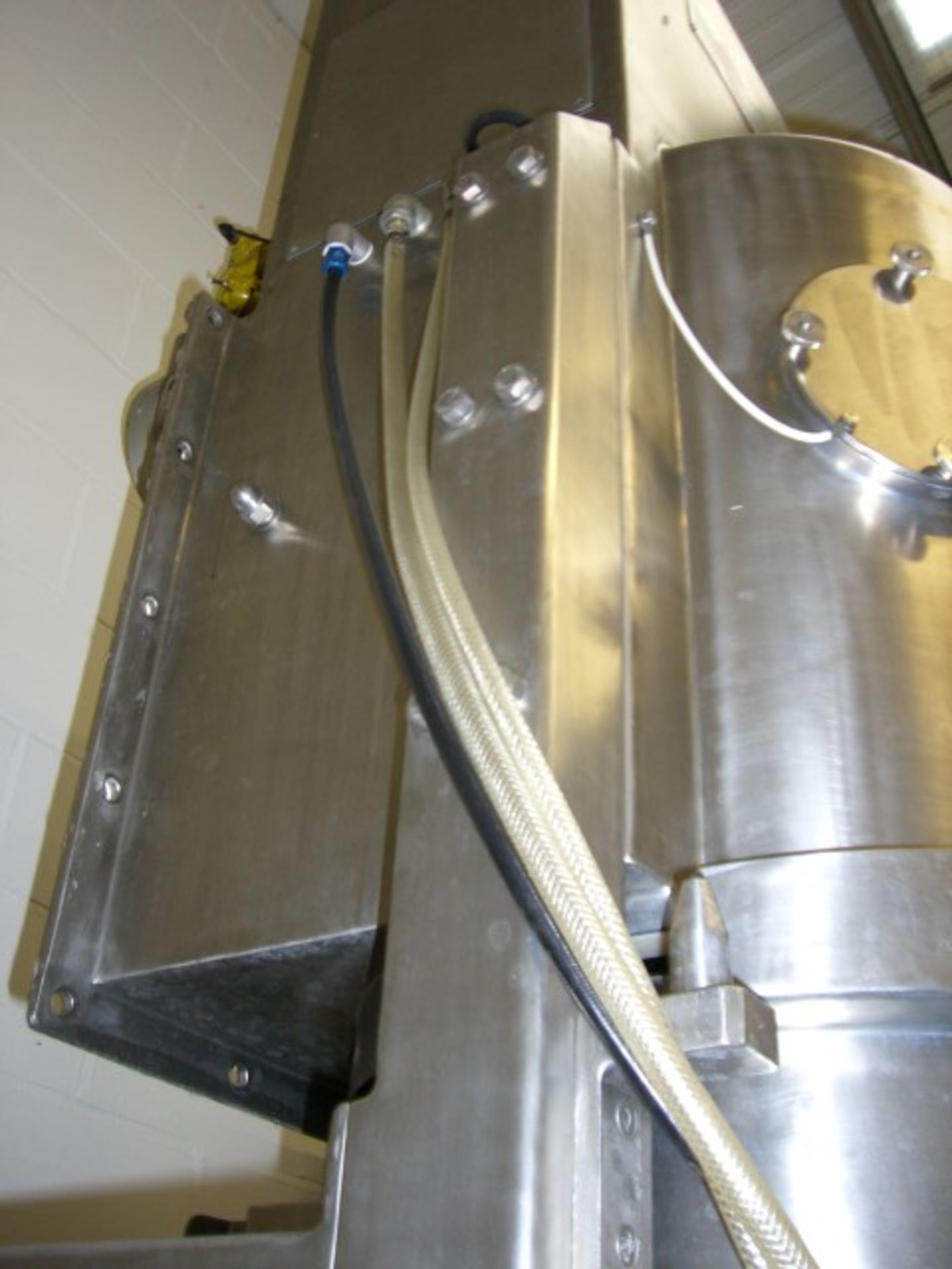 Glatt GPCG 5 Fluid Bed Dryer Granulator, all stainless steel construction including side rails, - Image 14 of 23