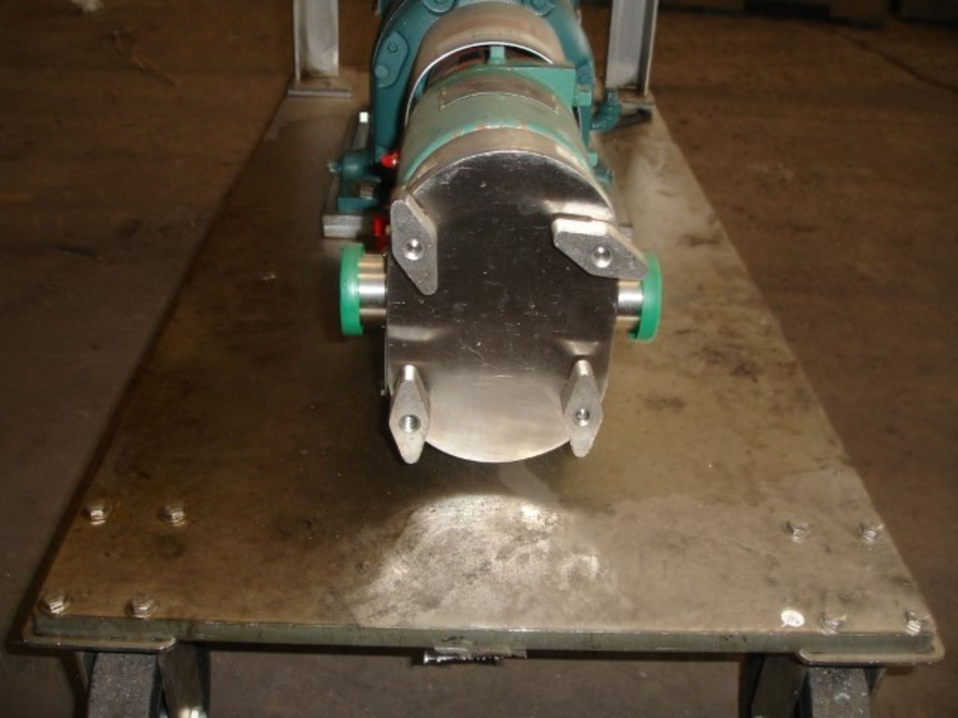 Tri Clover rotary lobe pump, model R10-1M-TC1- 4-ST-S, stainless steel construction, 1.5" - Image 3 of 3