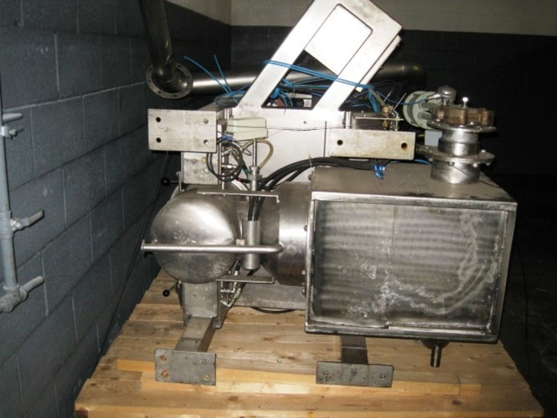 Glatt GPCG 5 Fluid Bed Dryer Granulator, all stainless steel construction including side rails, - Image 21 of 23