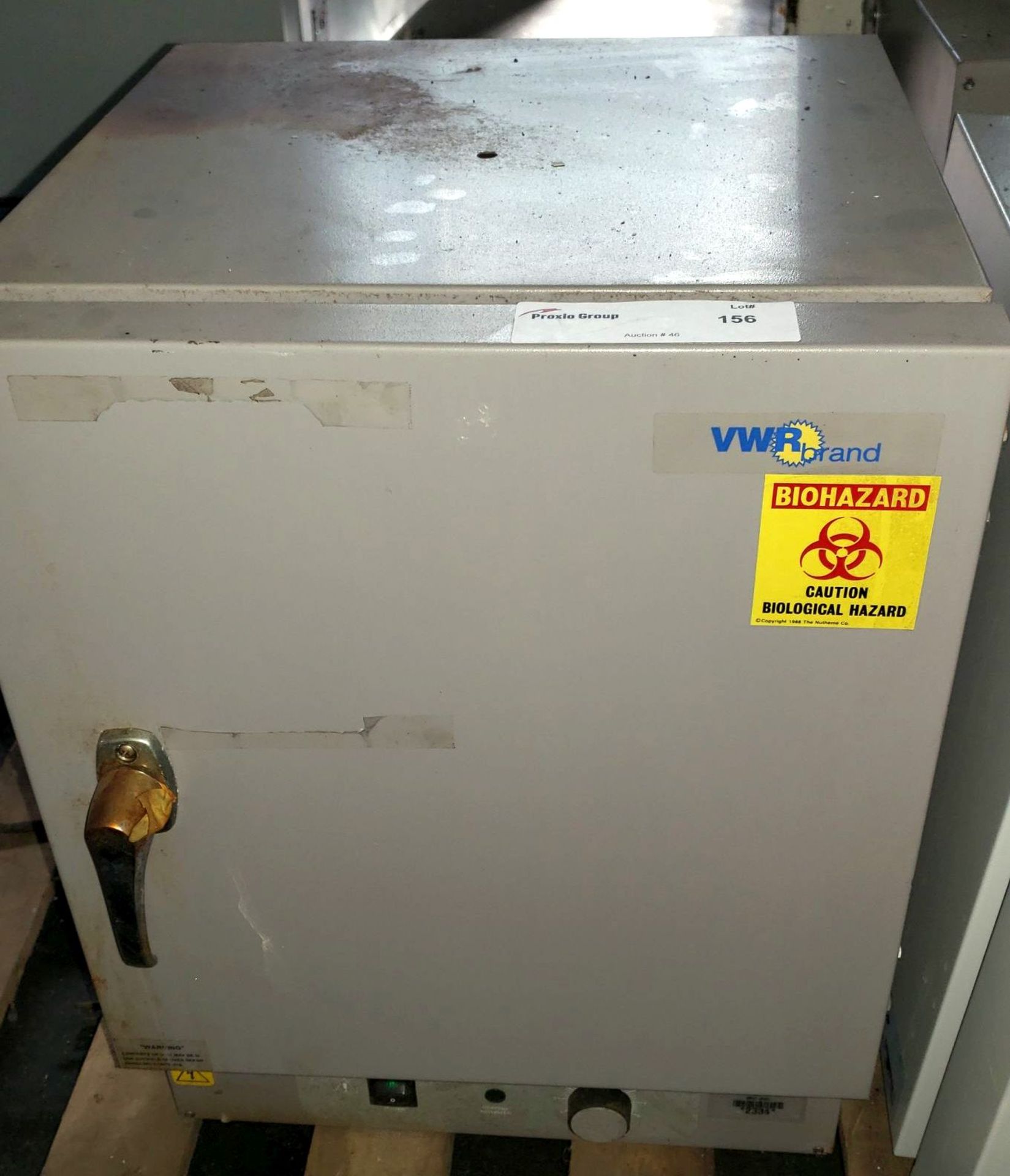 (1) Lot of (2) Ovens, One (1) VWR incubator, model 1500E, 12" x 12" x 14" high chamber dimensions, 1