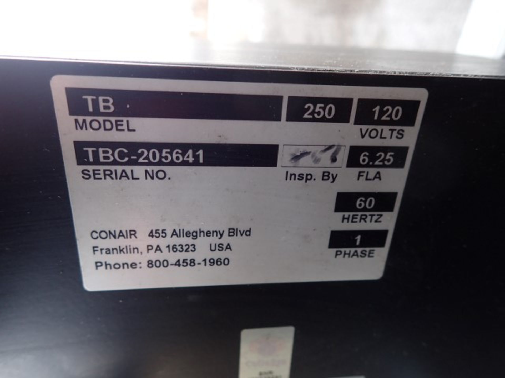 Conair blender loader, model TB250 - Image 2 of 8