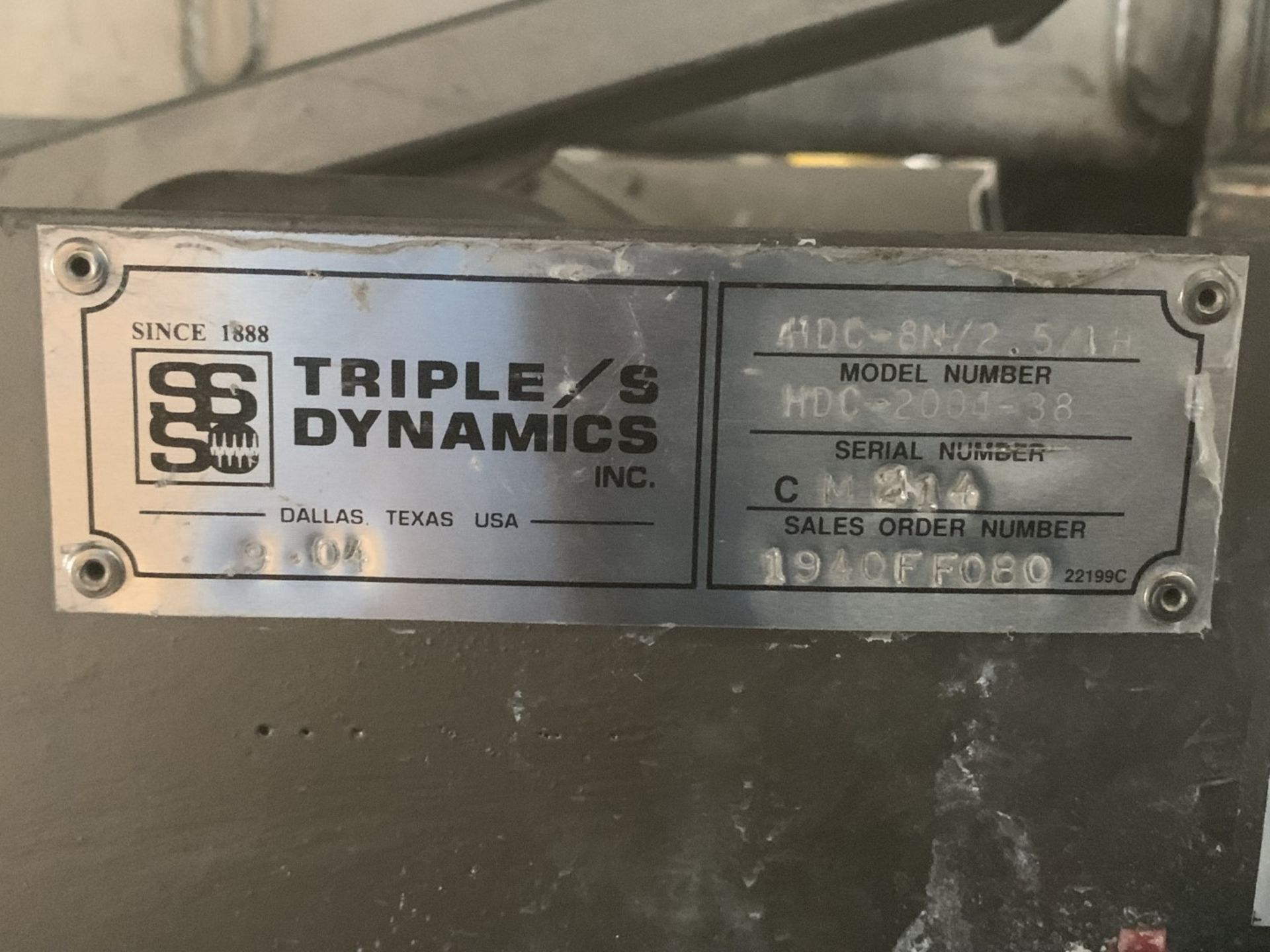 Triple/S Dynamic Slipstick Conveyor, Model HDC - Image 2 of 11