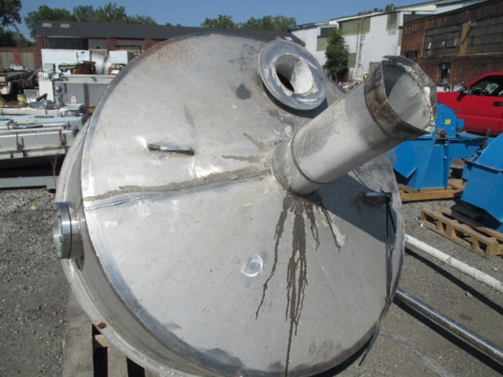 350 GAL STAINLESS STEEL FEED HOPPER - Image 3 of 3