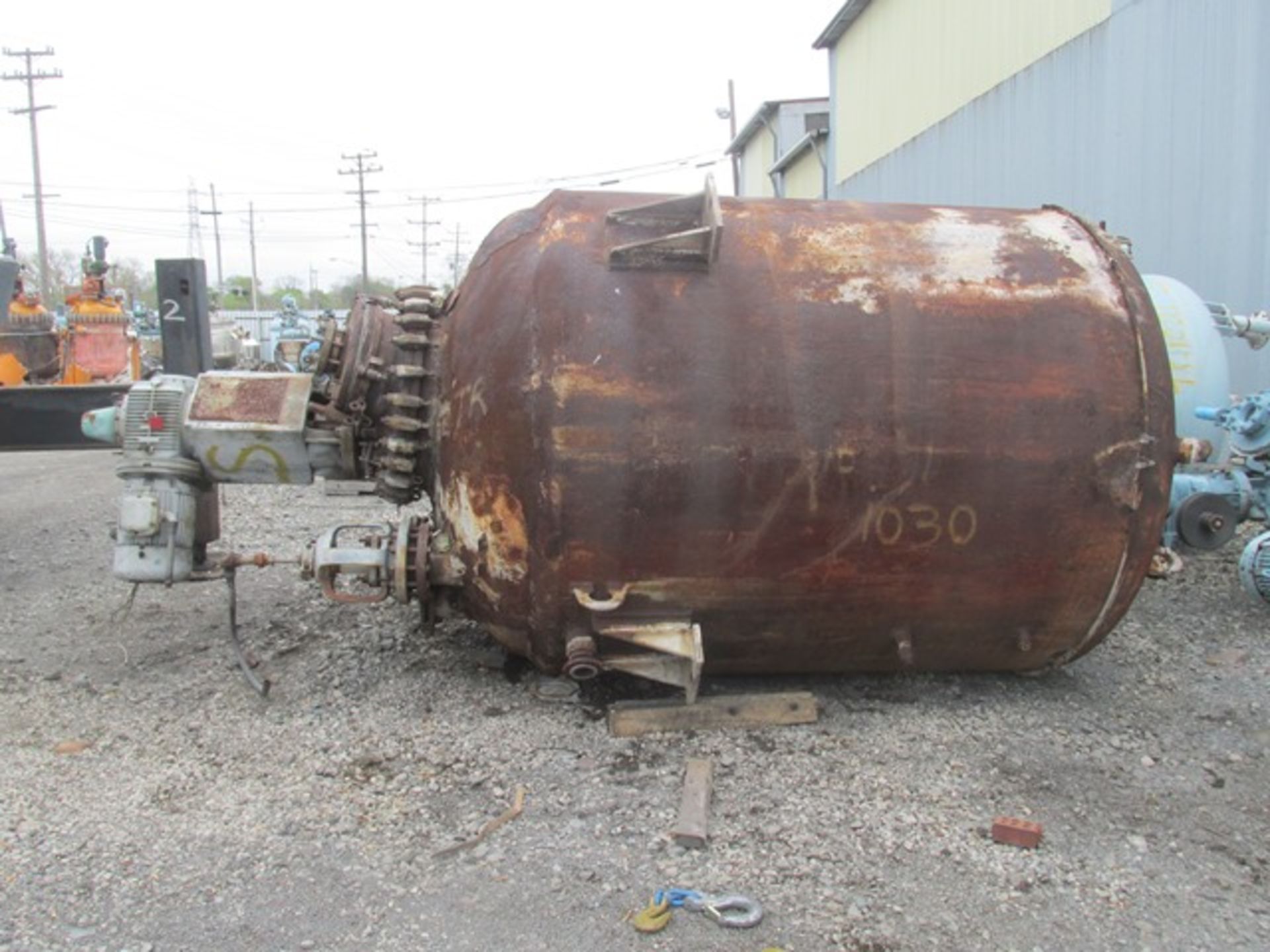 2000 Gal Pfaudler Glass Lined Reactor
