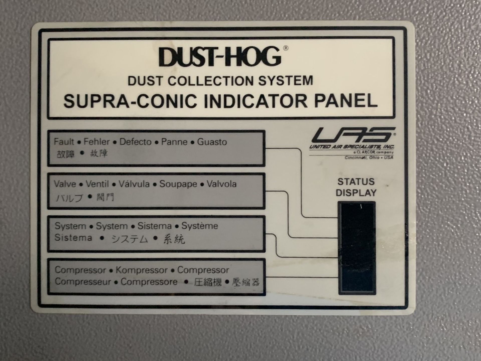 United Air Specialists Dust Hog, model SC600 - Image 8 of 10