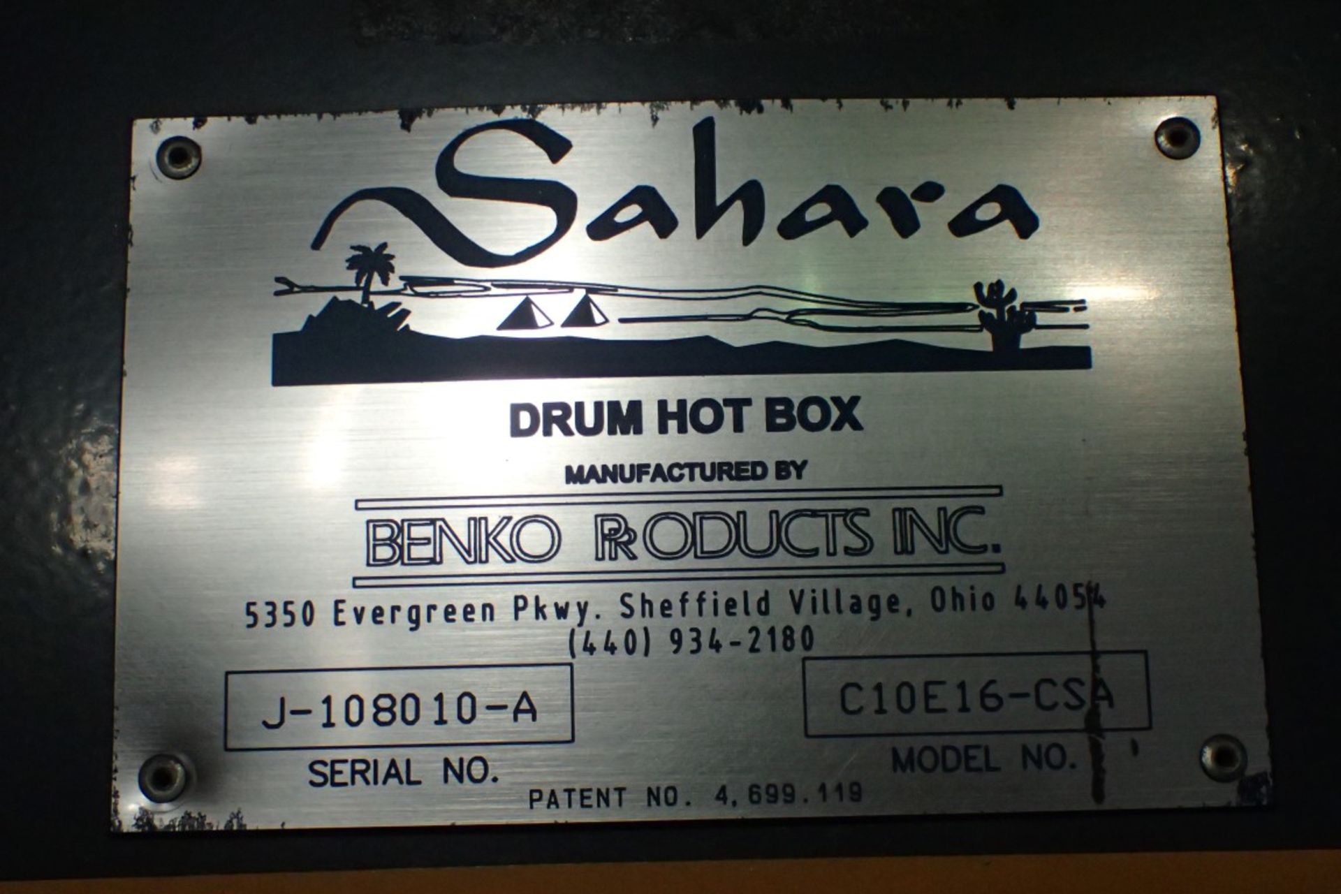 Sahara drum warming oven, model C10E16-CSA - Image 2 of 10