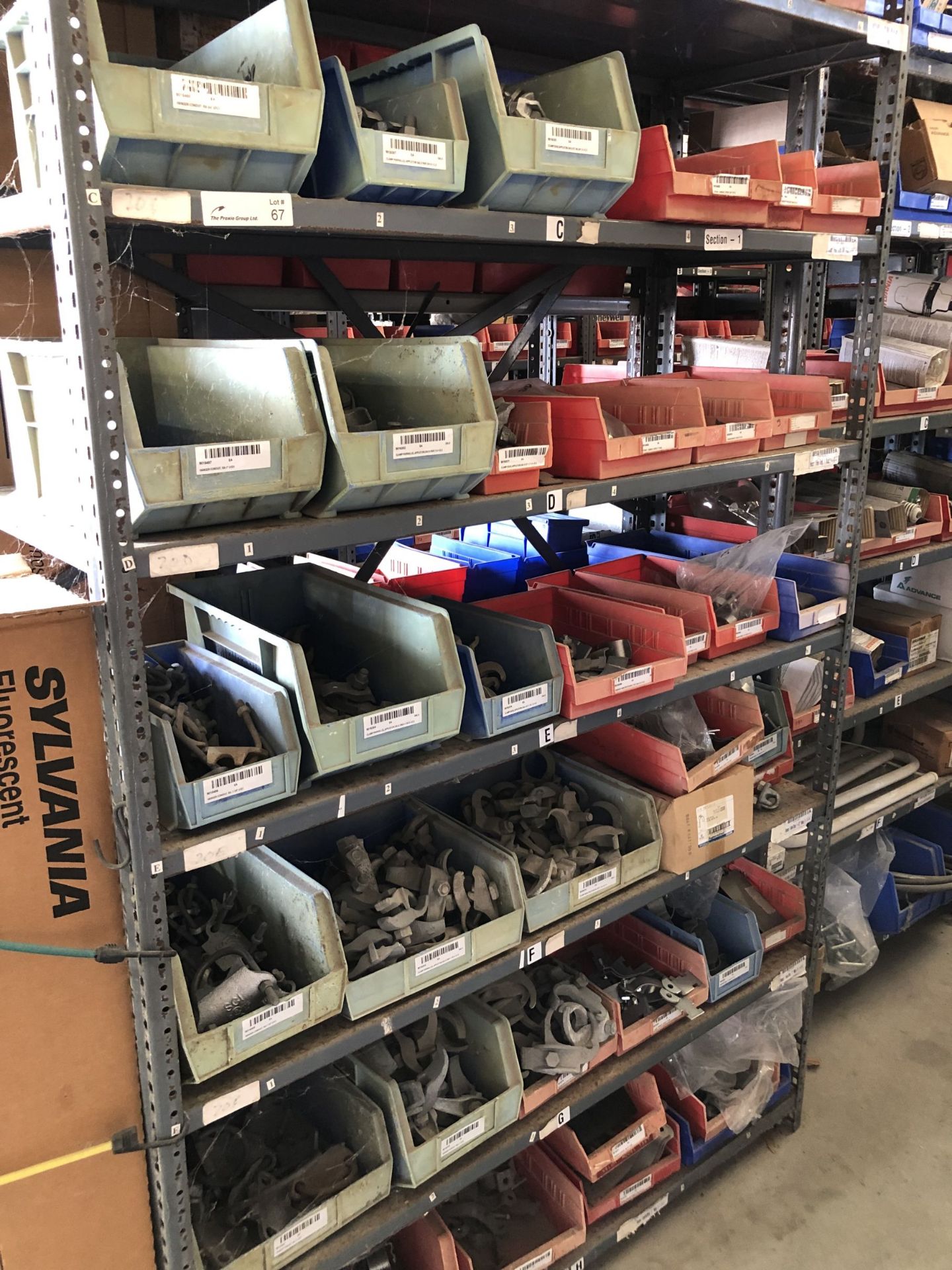 Maintenance Spares Lot: (10) Sections Of Light Duty Industrial Shelving and Contents - Image 14 of 15