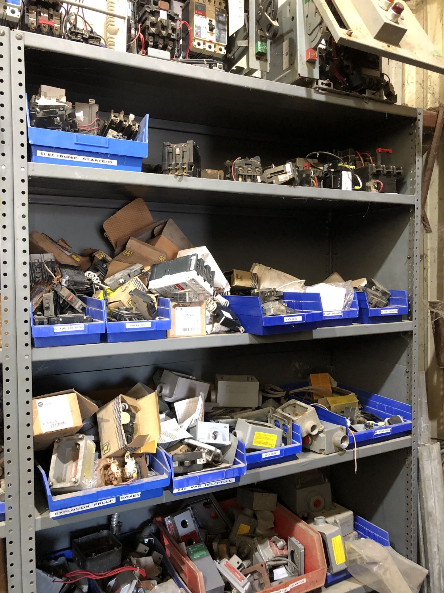 Remaining Contents of Supplies Room Including But to: (15) Light Duty Industrial Shelving Racks, - Image 7 of 14