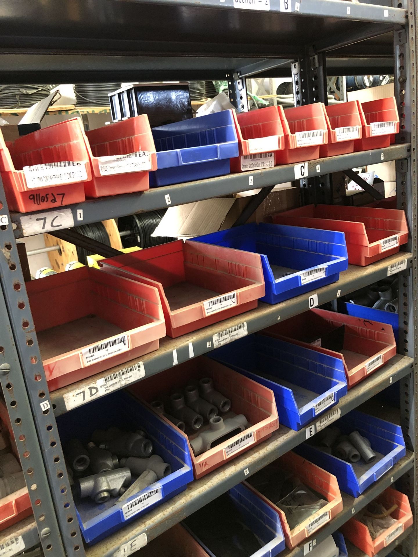 Maintenance Spares Lot: (10) Sections Of Light Duty Industrial Shelving and Contents - Image 17 of 26