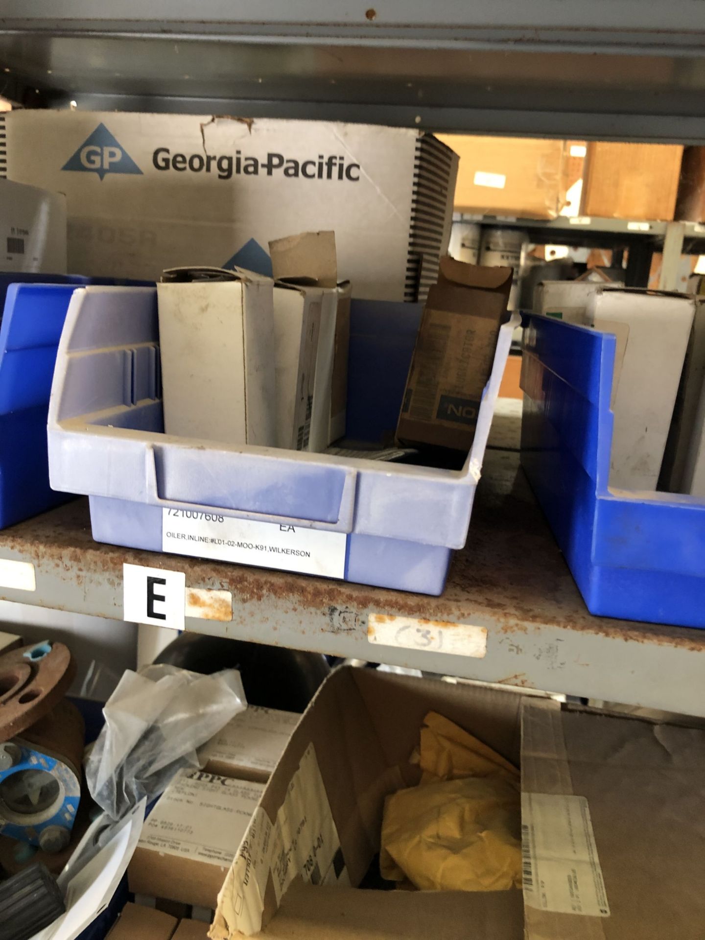 Maintenance Spares Lot: (6) Sections Of Light Duty Industrial Shelving and Contents - Image 4 of 17