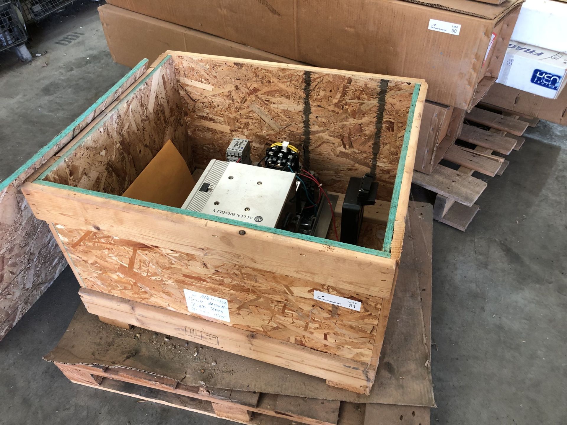 Allen Bradley 500-G0B930 Contactor Rated for 400HP Motor 480V, 1&3ph, 60Hz Unused in Crate - Image 2 of 4