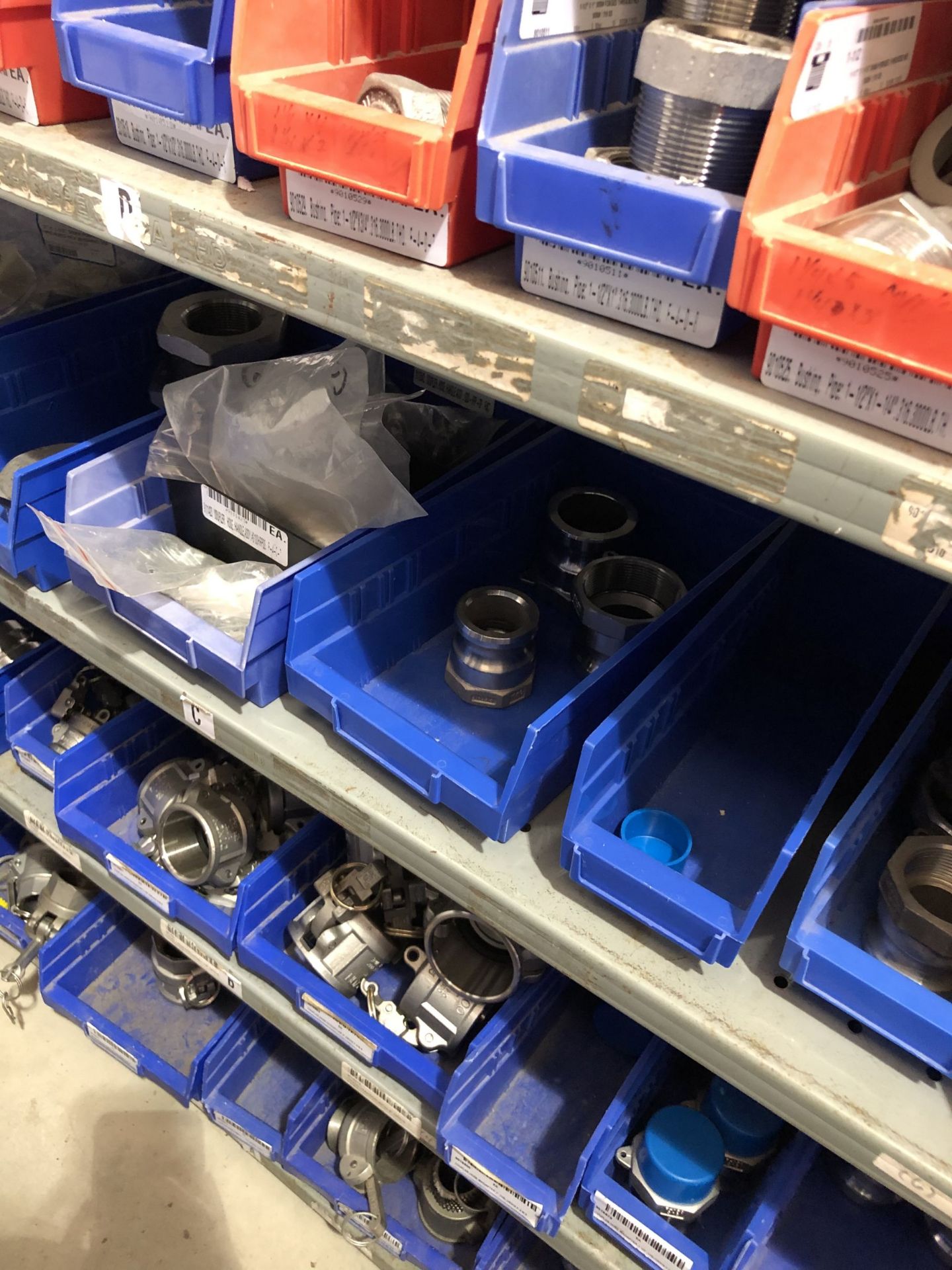 Maintenance Spares Lot: (6) Sections Of Light Duty Industrial Shelving and Contents - Image 7 of 17