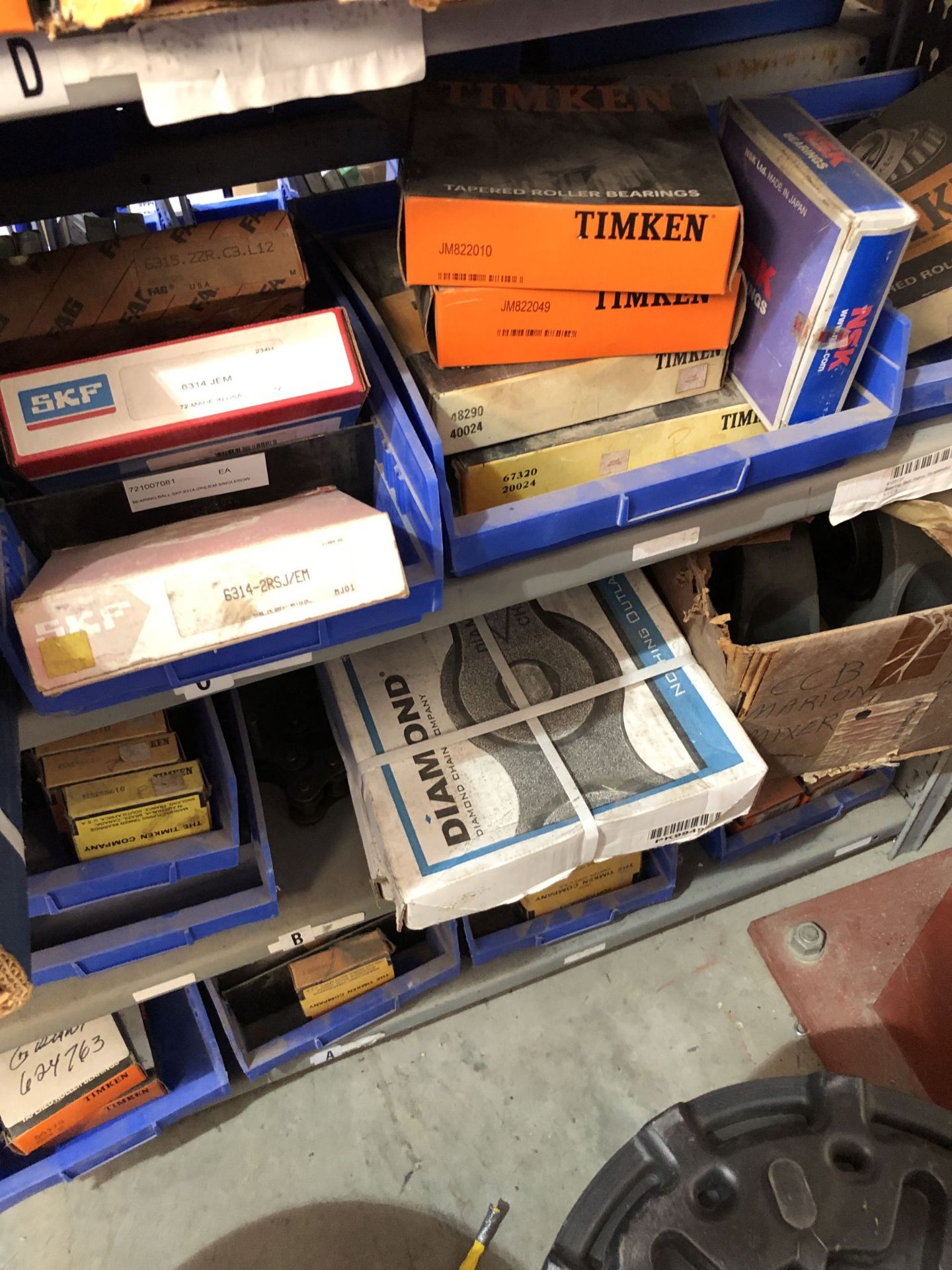 Maintenance Spares Lot: (2) Sections Of Light Duty Industrial Shelving and Contents - Image 9 of 13